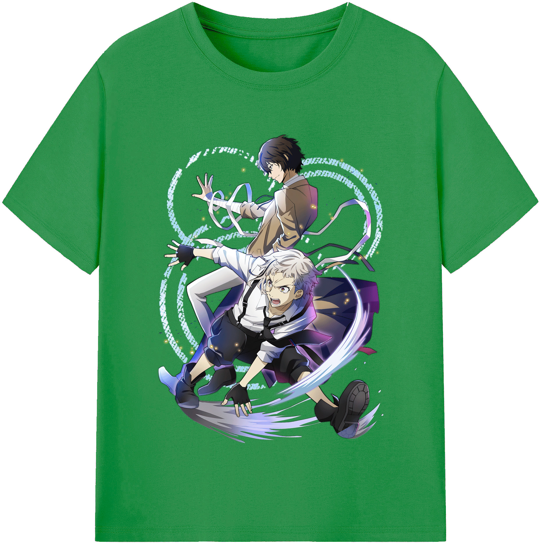 （画像用） 文豪ストレイドッグス Bungo Stray Dogs レディースカジュアルプリントTシャツ（綿100％）