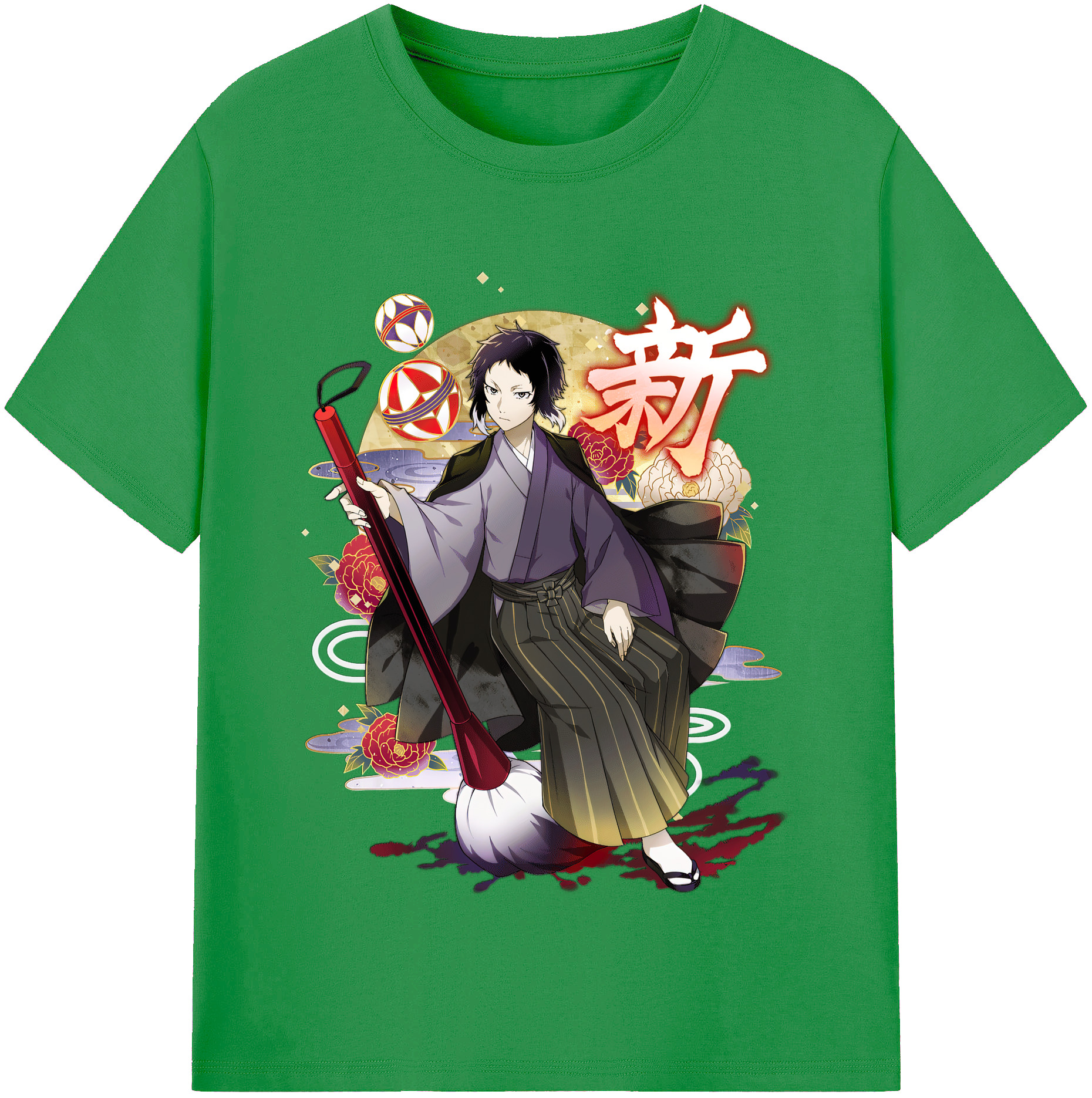 （画像用） 文豪ストレイドッグス Bungo Stray Dogs レディースカジュアルプリントTシャツ（綿100％）