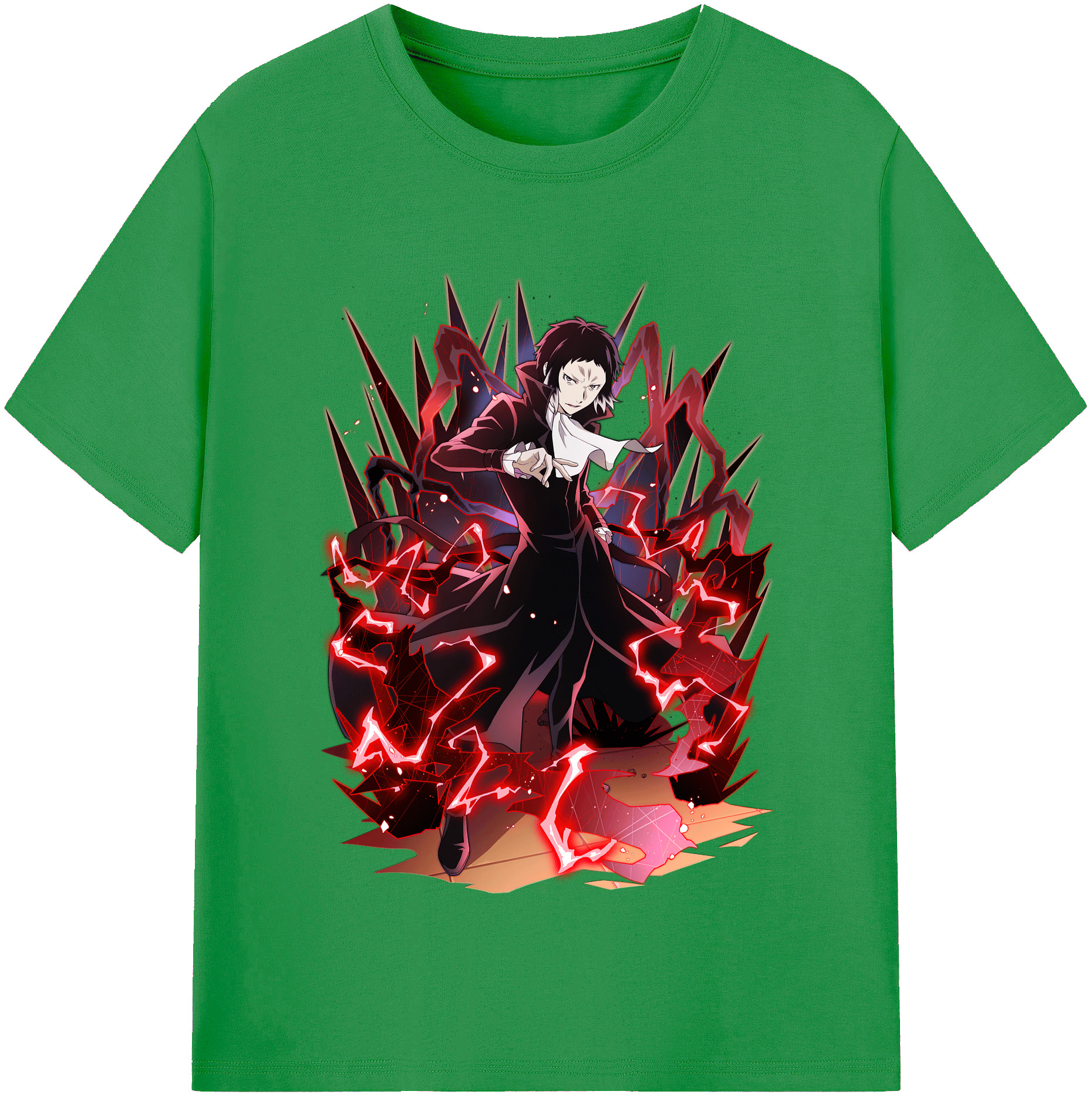 （画像用） 文豪ストレイドッグス Bungo Stray Dogs レディースカジュアルプリントTシャツ（綿100％）