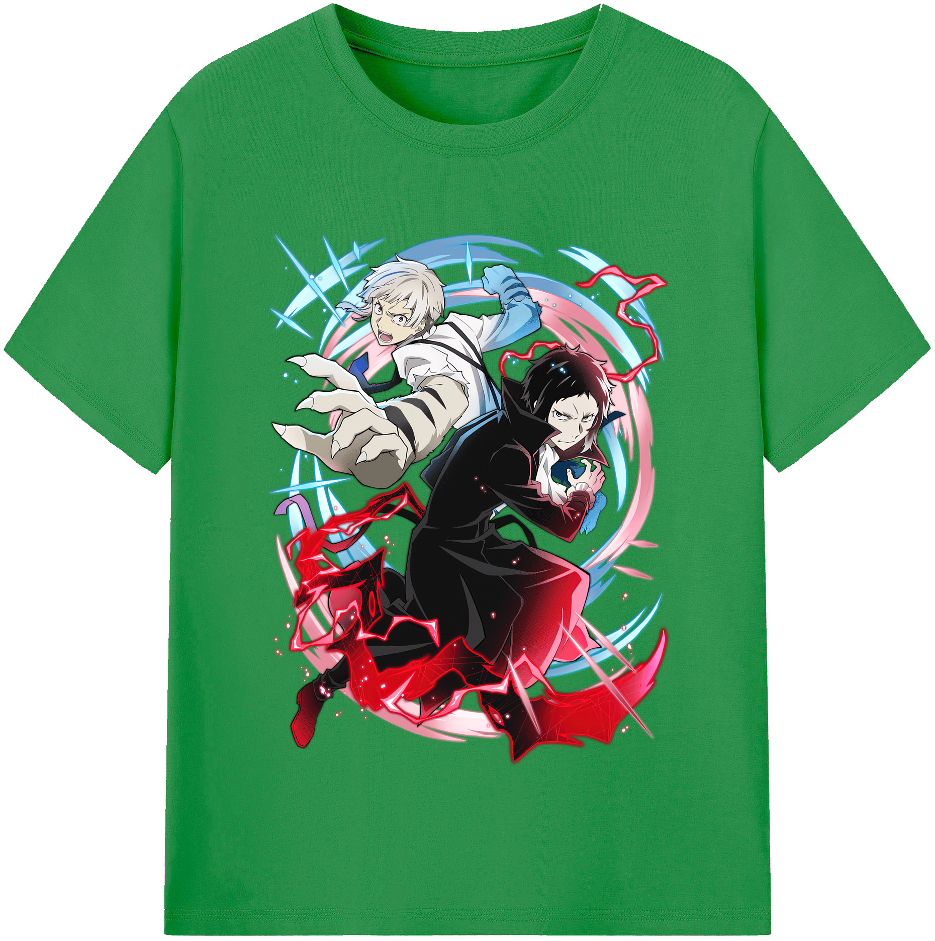 （画像用） 文豪ストレイドッグス Bungo Stray Dogs レディースカジュアルプリントTシャツ（綿100％）