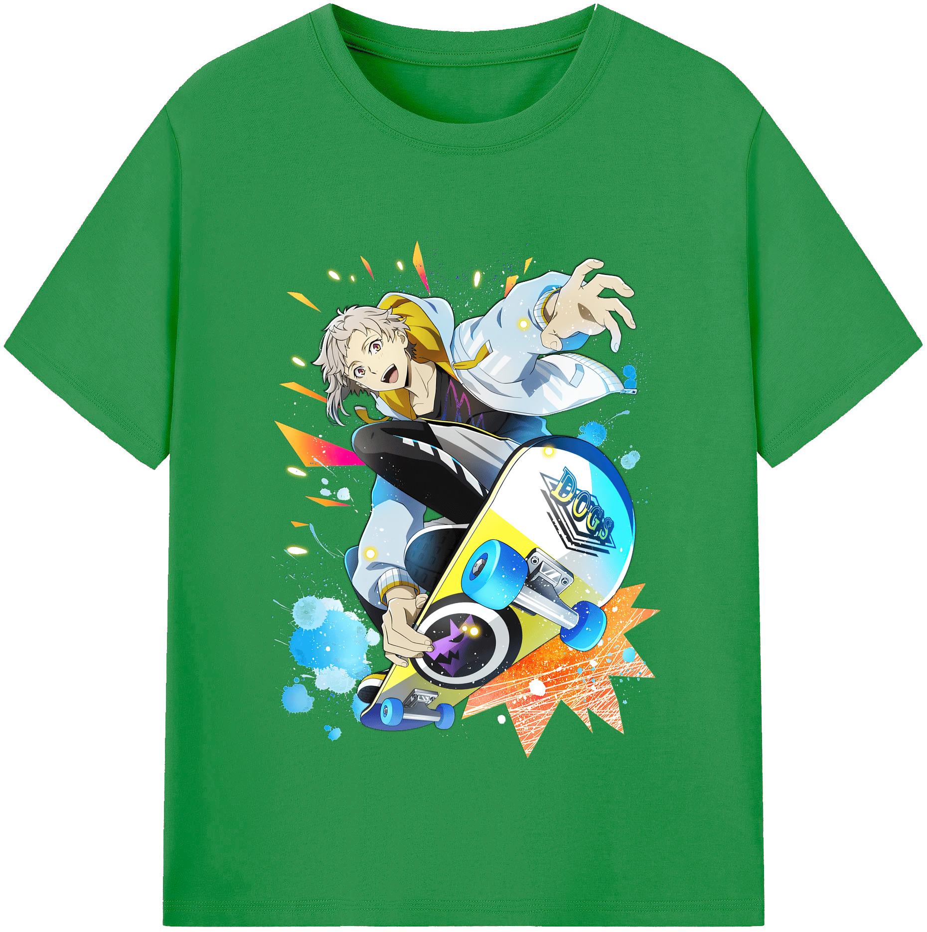 （画像用） 文豪ストレイドッグス Bungo Stray Dogs レディースカジュアルプリントTシャツ（綿100％）