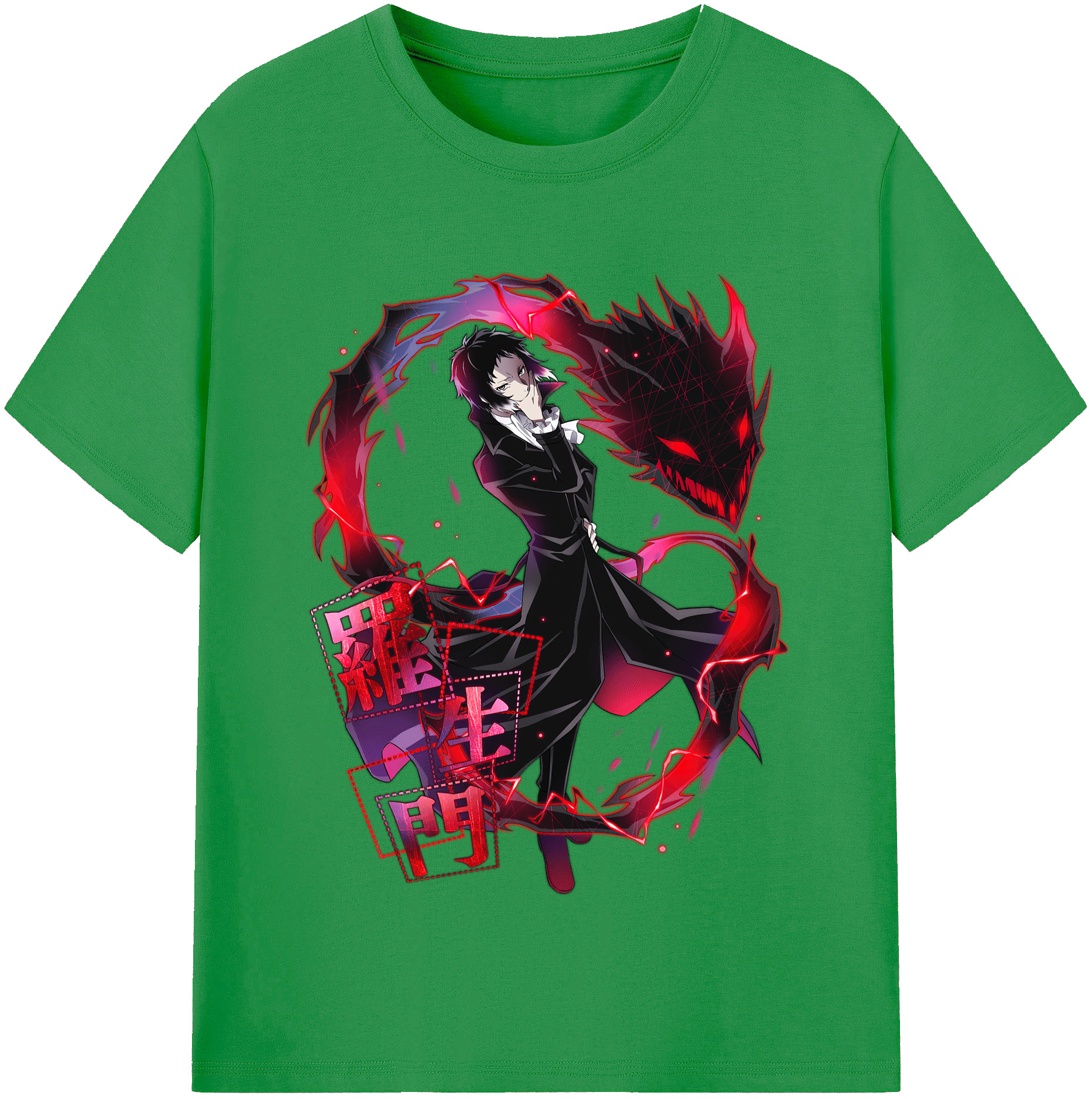 （画像用） 文豪ストレイドッグス Bungo Stray Dogs レディースカジュアルプリントTシャツ（綿100％）