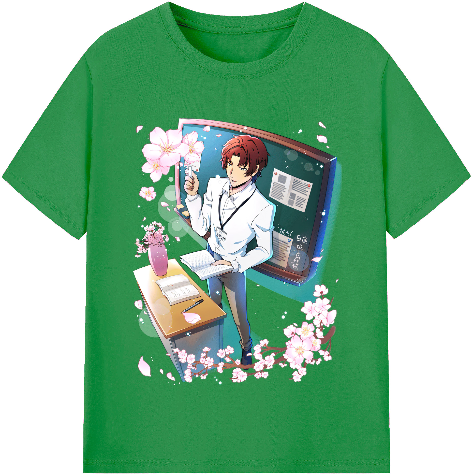 （画像用） 文豪ストレイドッグス Bungo Stray Dogs レディースカジュアルプリントTシャツ（綿100％）