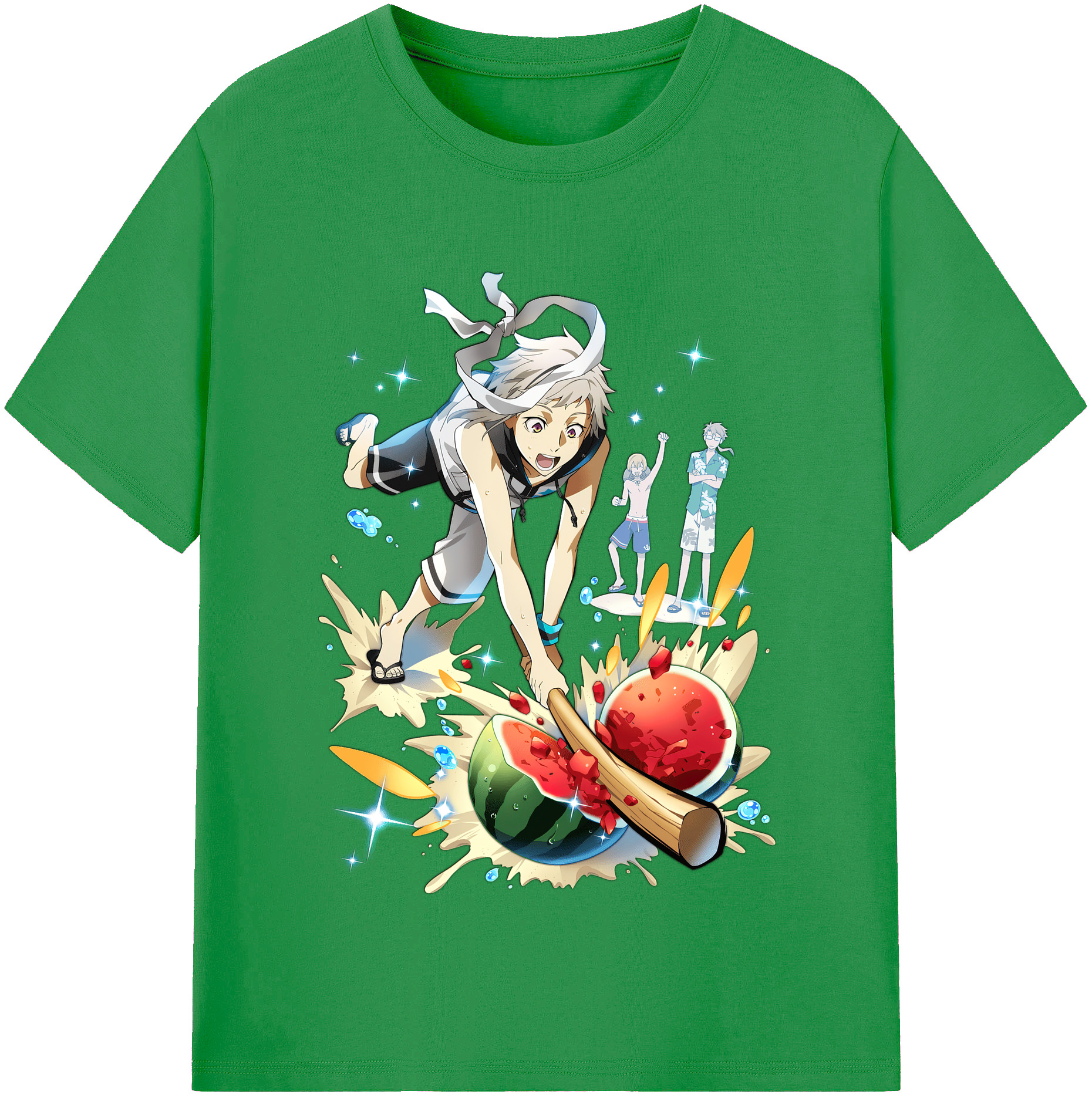 （画像用） 文豪ストレイドッグス Bungo Stray Dogs レディースカジュアルプリントTシャツ（綿100％）