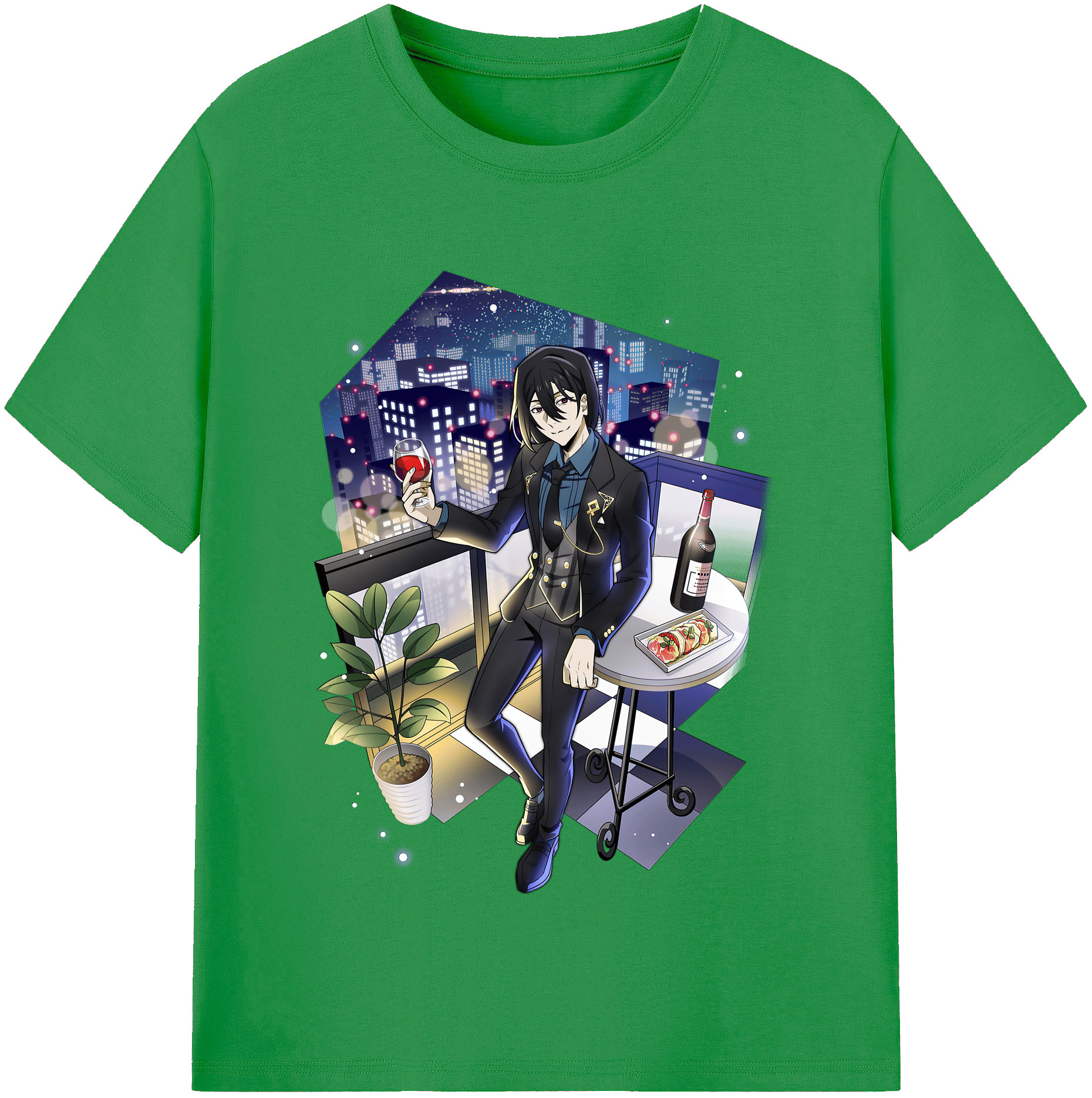 （画像用） 文豪ストレイドッグス Bungo Stray Dogs レディースカジュアルプリントTシャツ（綿100％）