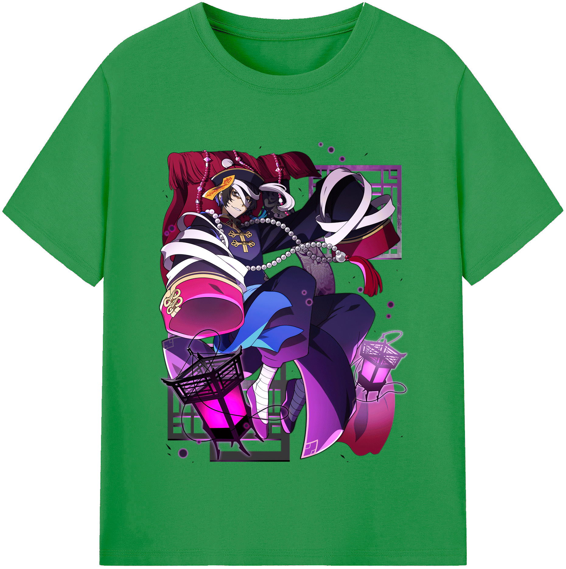 （画像用） 文豪ストレイドッグス Bungo Stray Dogs レディースカジュアルプリントTシャツ（綿100％）