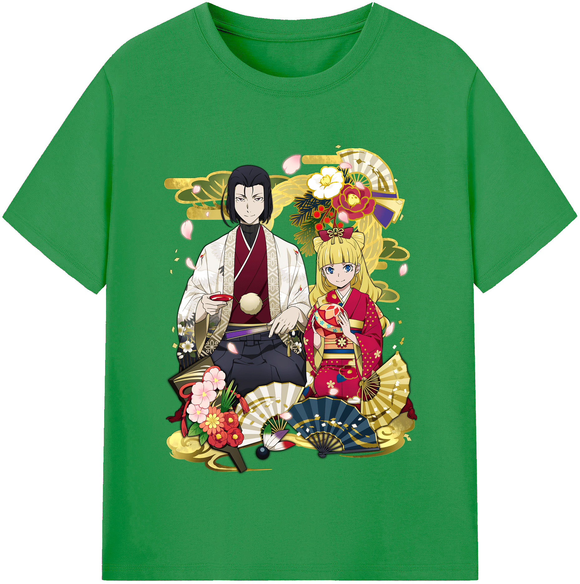 （画像用） 文豪ストレイドッグス Bungo Stray Dogs レディースカジュアルプリントTシャツ（綿100％）