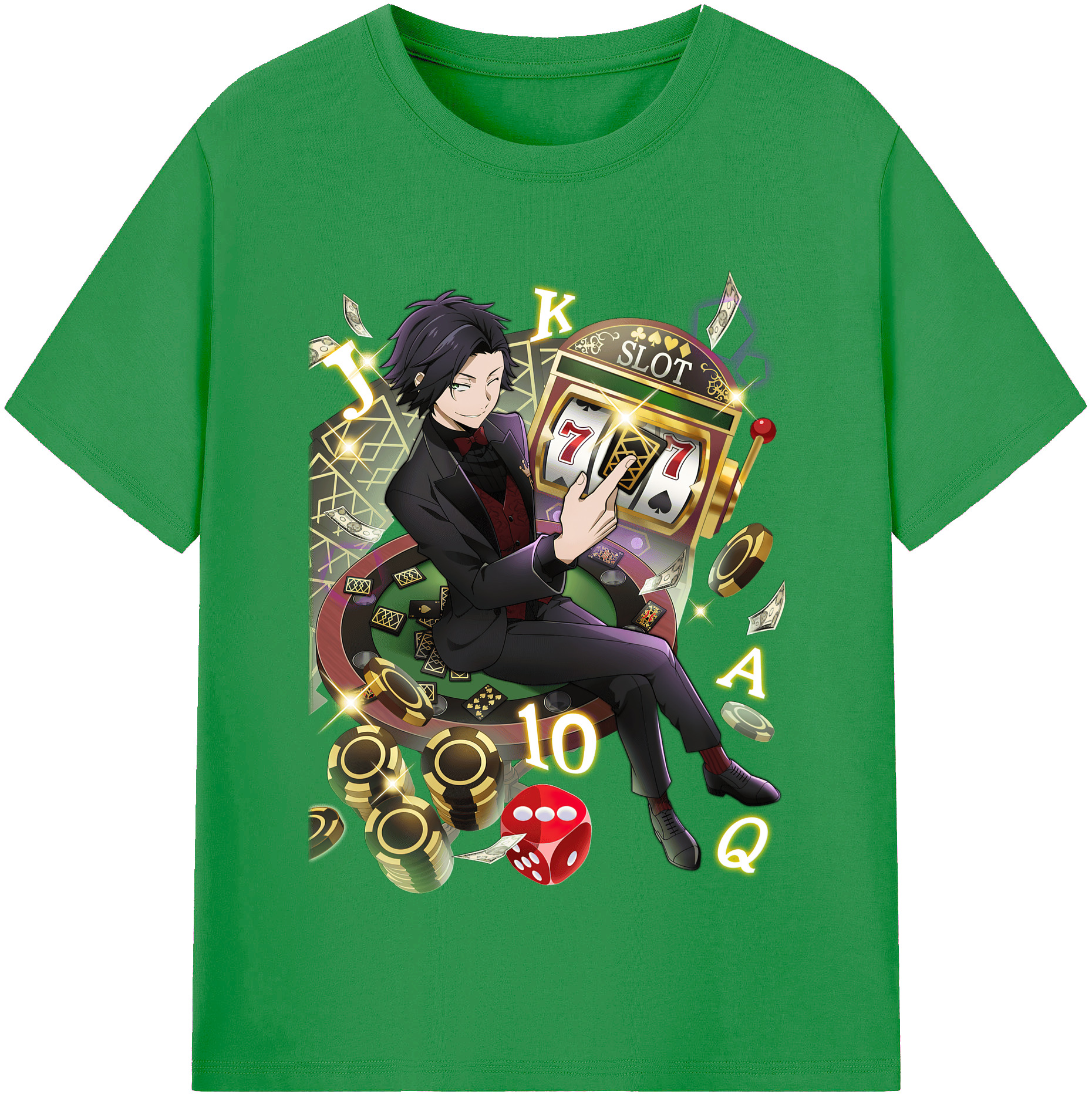 （画像用） 文豪ストレイドッグス Bungo Stray Dogs レディースカジュアルプリントTシャツ（綿100％）