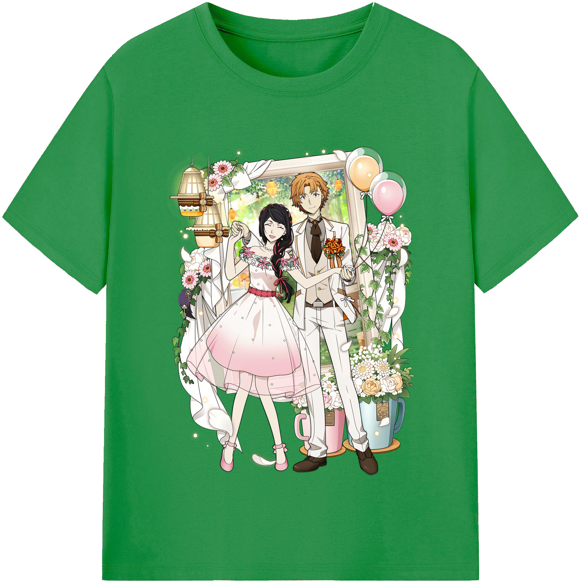 （画像用） 文豪ストレイドッグス Bungo Stray Dogs レディースカジュアルプリントTシャツ（綿100％）