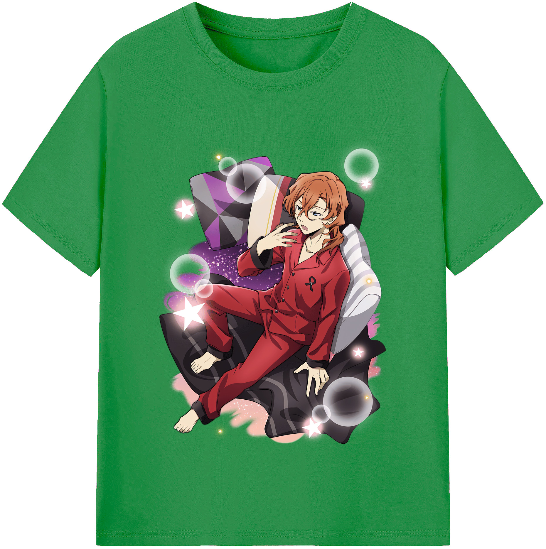 （画像用） 文豪ストレイドッグス Bungo Stray Dogs レディースカジュアルプリントTシャツ（綿100％）