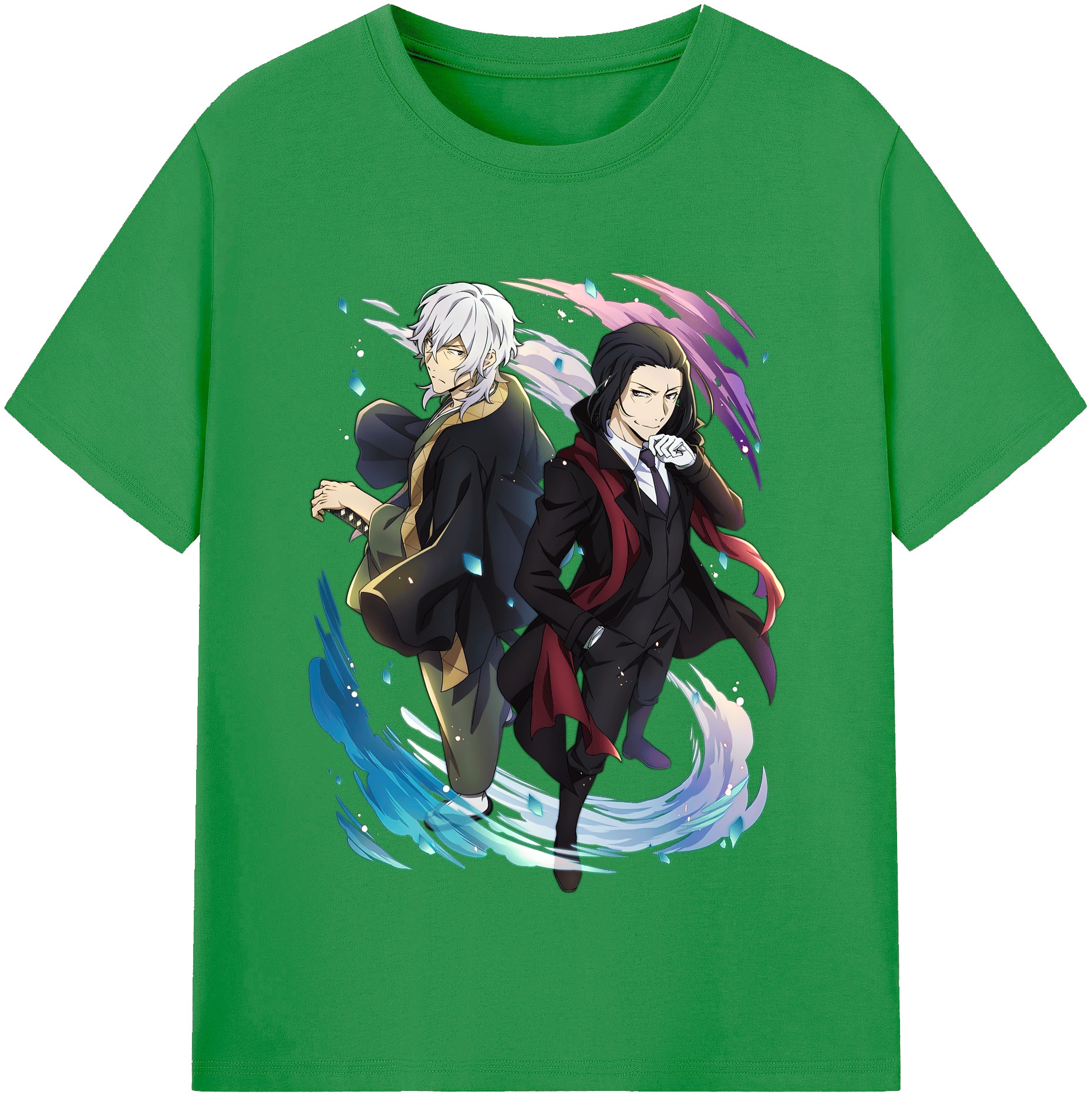 （画像用） 文豪ストレイドッグス Bungo Stray Dogs レディースカジュアルプリントTシャツ（綿100％）