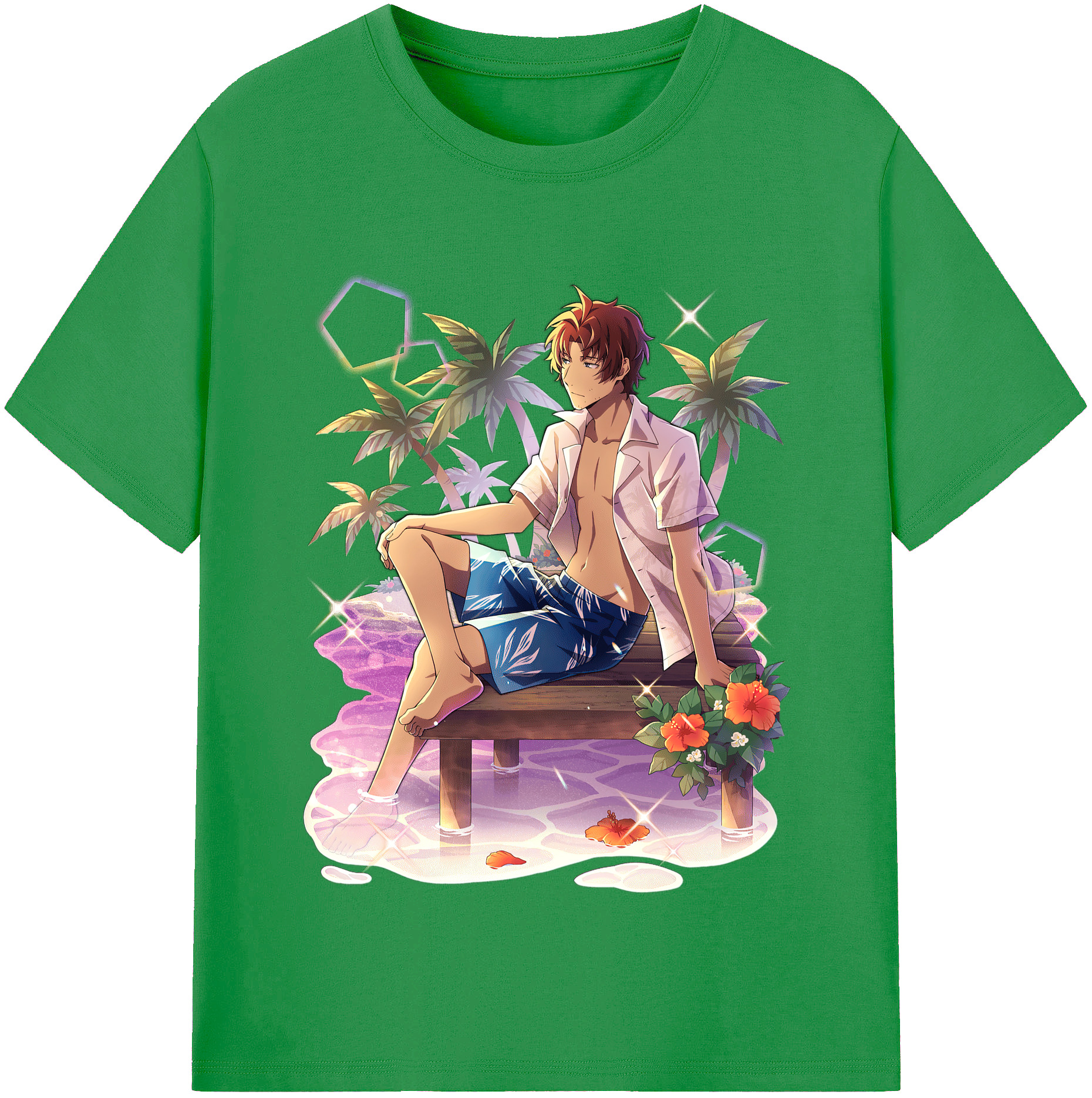 （画像用） 文豪ストレイドッグス Bungo Stray Dogs レディースカジュアルプリントTシャツ（綿100％）