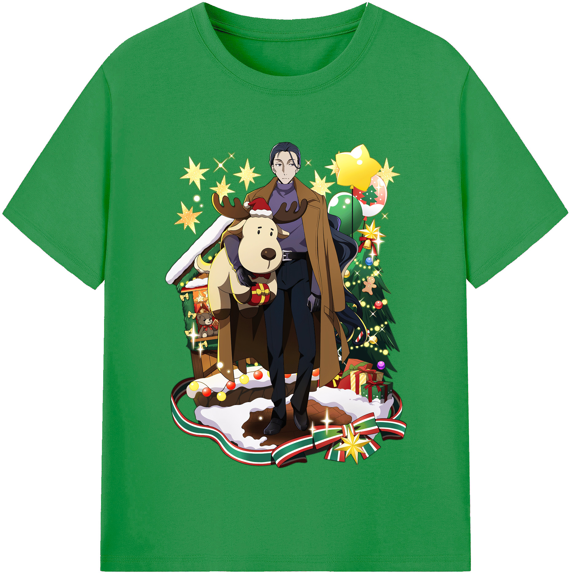 （画像用） 文豪ストレイドッグス Bungo Stray Dogs レディースカジュアルプリントTシャツ（綿100％）