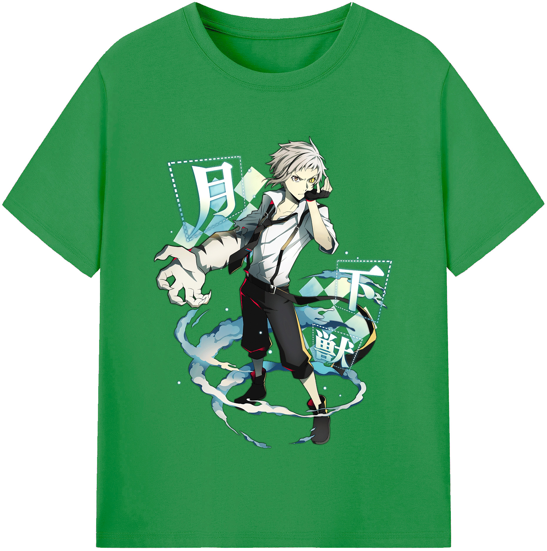 （画像用） 文豪ストレイドッグス Bungo Stray Dogs レディースカジュアルプリントTシャツ（綿100％）