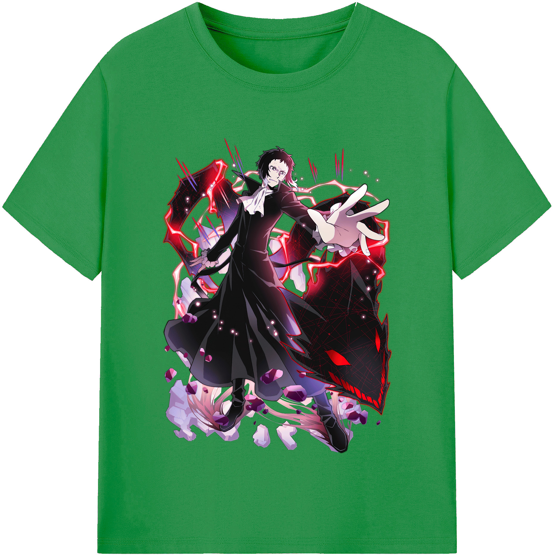 （画像用） 文豪ストレイドッグス Bungo Stray Dogs レディースカジュアルプリントTシャツ（綿100％）