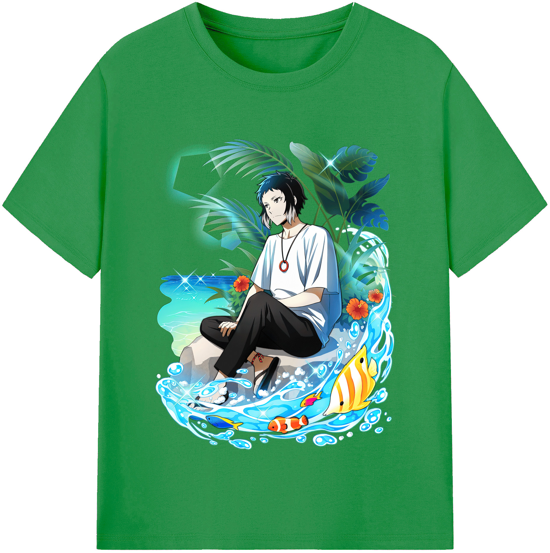 （画像用） 文豪ストレイドッグス Bungo Stray Dogs レディースカジュアルプリントTシャツ（綿100％）