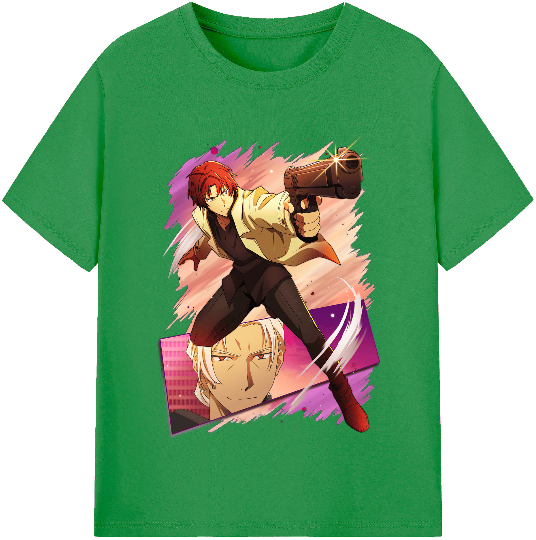 （画像用） 文豪ストレイドッグス Bungo Stray Dogs レディースカジュアルプリントTシャツ（綿100％）