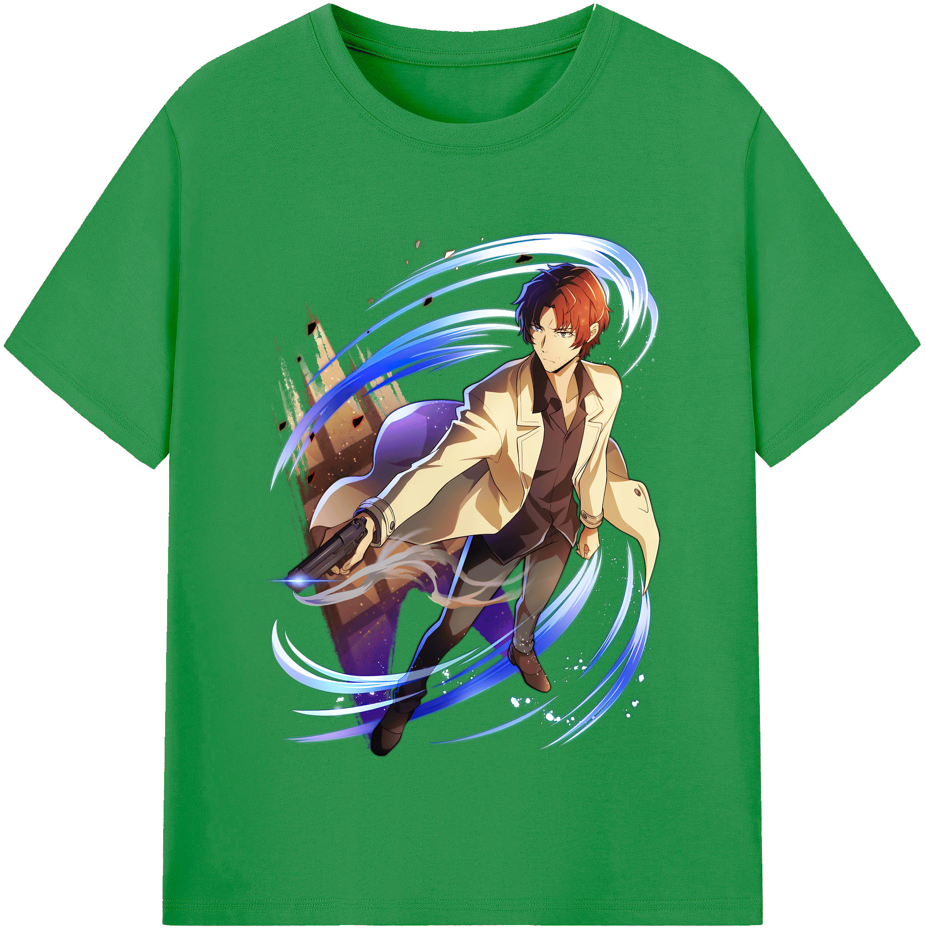 （画像用） 文豪ストレイドッグス Bungo Stray Dogs レディースカジュアルプリントTシャツ（綿100％）