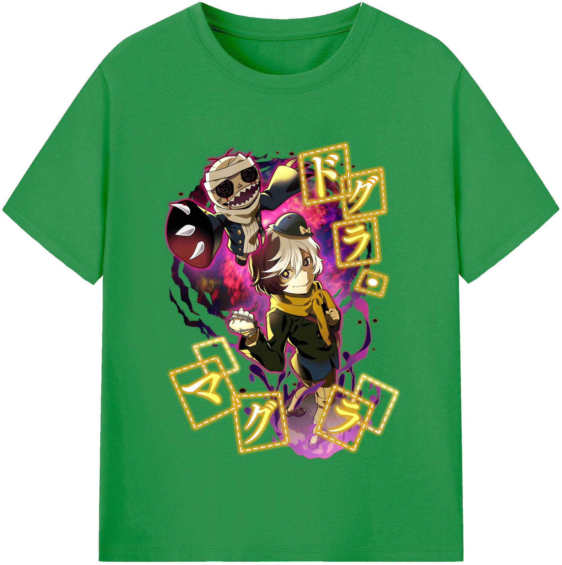 （画像用） 文豪ストレイドッグス Bungo Stray Dogs レディースカジュアルプリントTシャツ（綿100％）