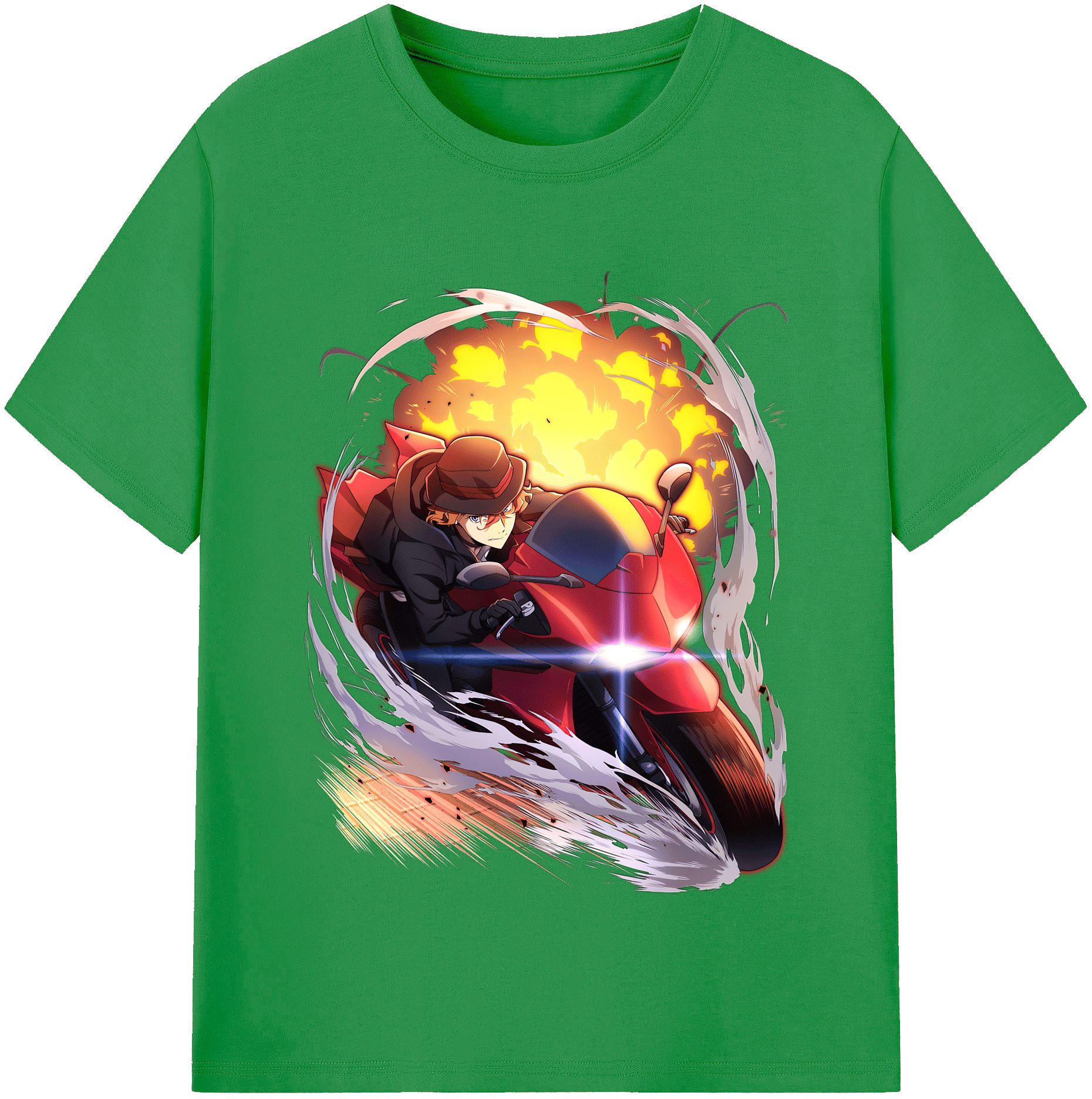 （画像用） 文豪ストレイドッグス Bungo Stray Dogs レディースカジュアルプリントTシャツ（綿100％）