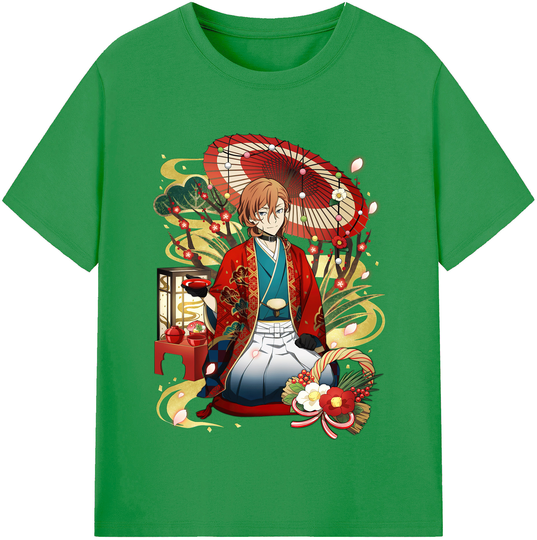 （画像用） 文豪ストレイドッグス Bungo Stray Dogs レディースカジュアルプリントTシャツ（綿100％）