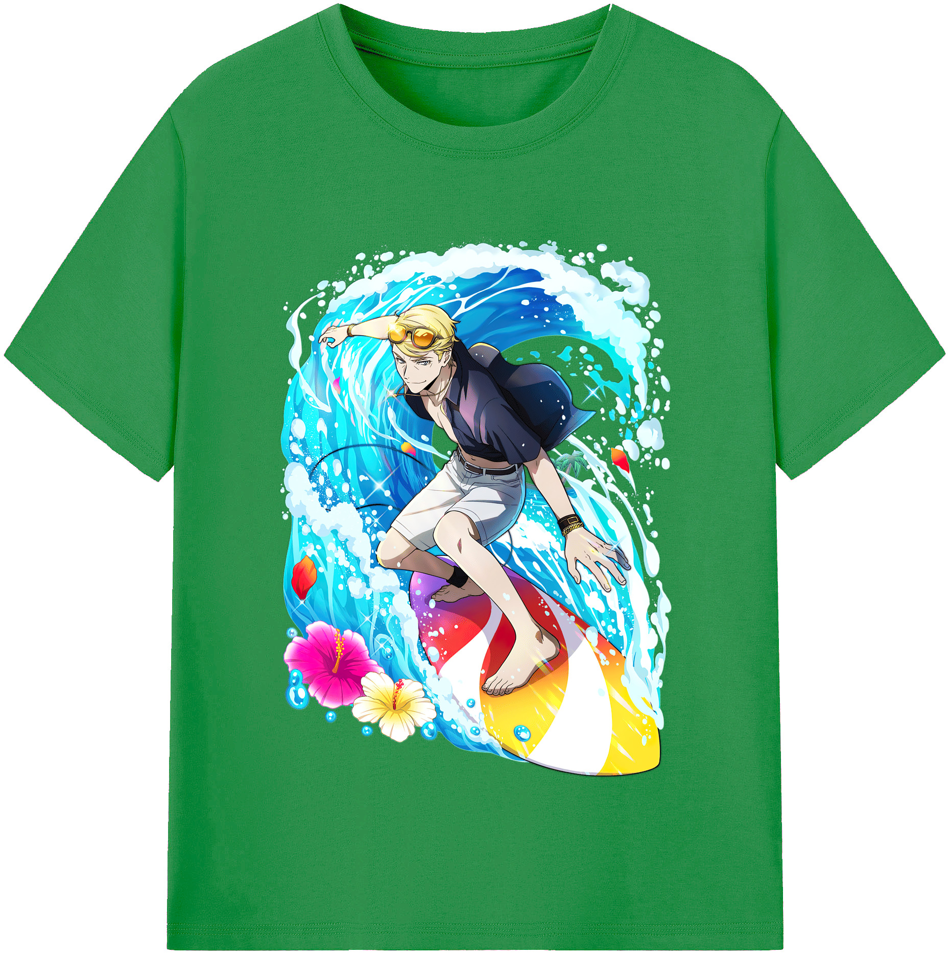 （画像用） 文豪ストレイドッグス Bungo Stray Dogs レディースカジュアルプリントTシャツ（綿100％）