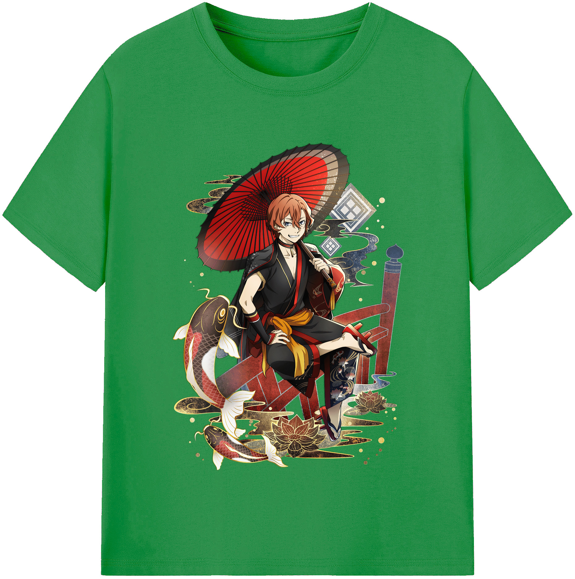 （画像用） 文豪ストレイドッグス Bungo Stray Dogs レディースカジュアルプリントTシャツ（綿100％）