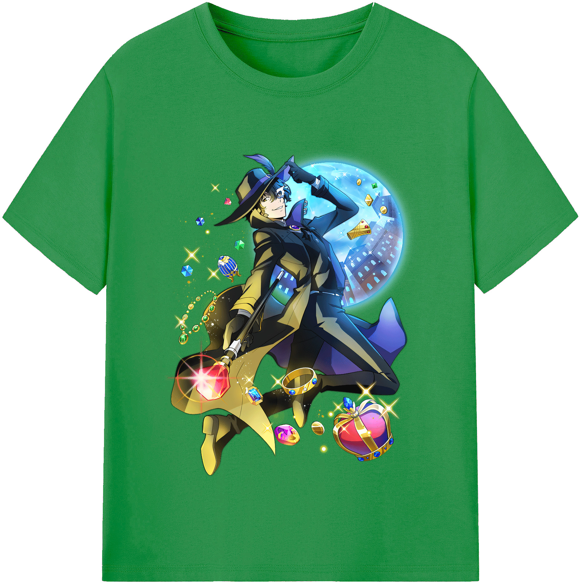 （画像用） 文豪ストレイドッグス Bungo Stray Dogs レディースカジュアルプリントTシャツ（綿100％）