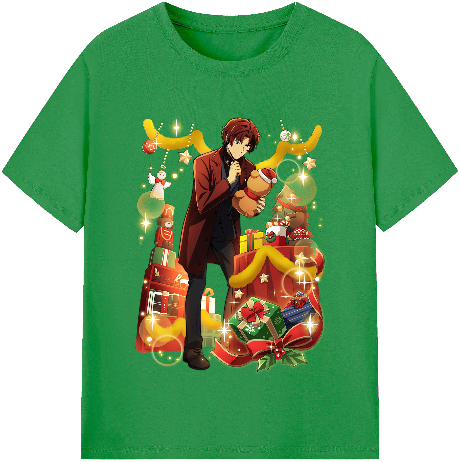 （画像用） 文豪ストレイドッグス Bungo Stray Dogs レディースカジュアルプリントTシャツ（綿100％）