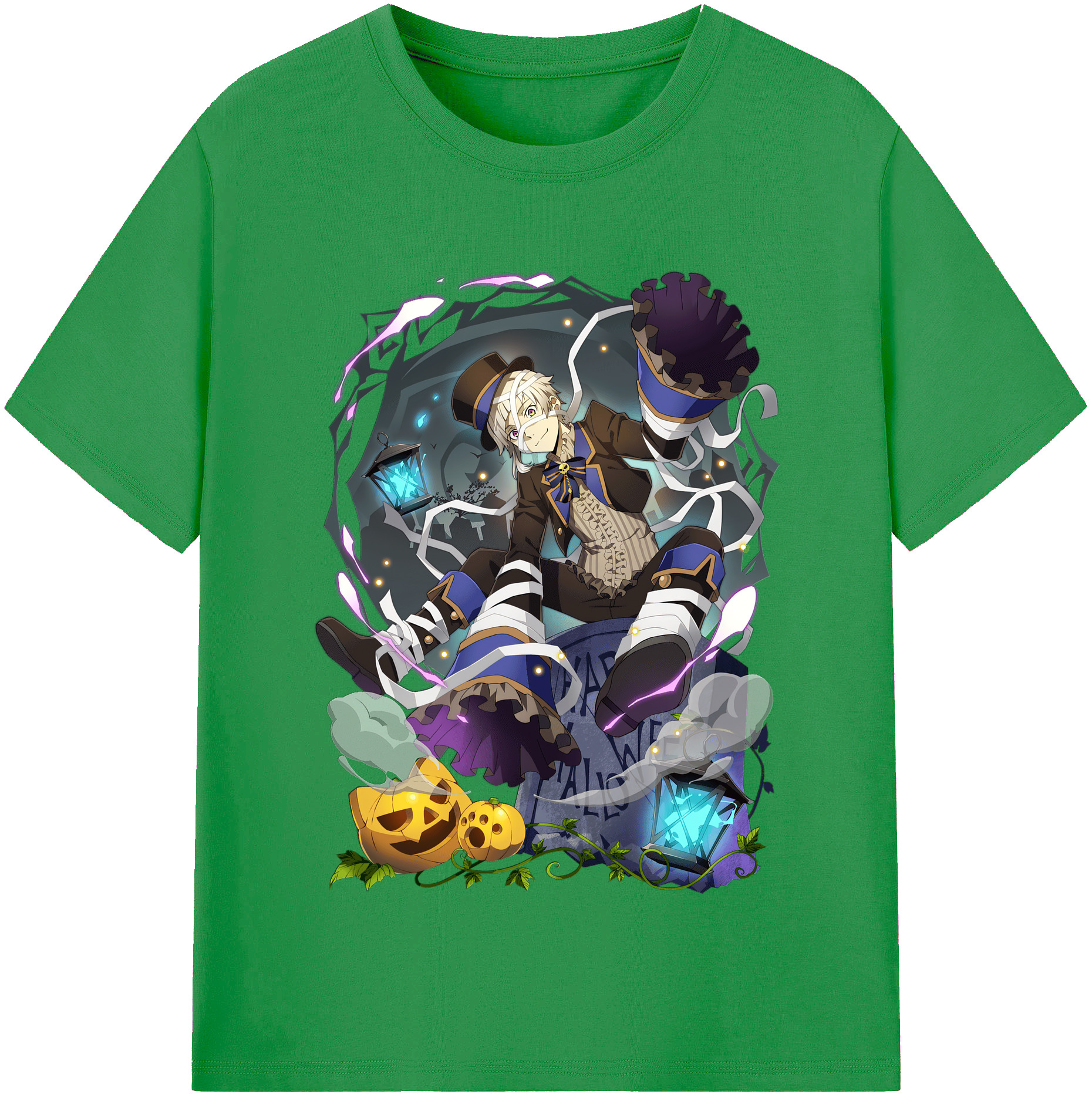 （画像用） 文豪ストレイドッグス Bungo Stray Dogs レディースカジュアルプリントTシャツ（綿100％）