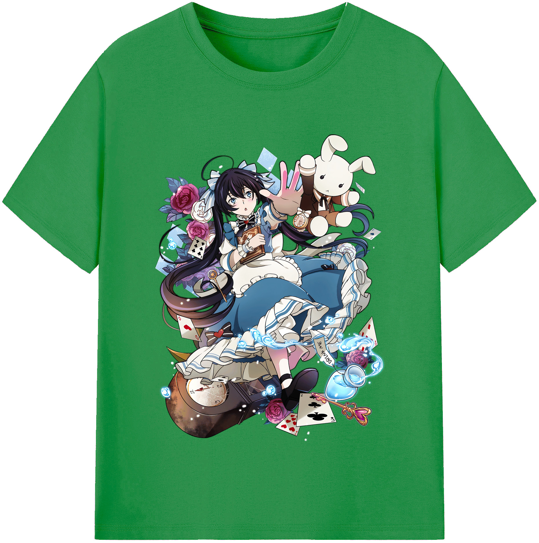 （画像用） 文豪ストレイドッグス Bungo Stray Dogs レディースカジュアルプリントTシャツ（綿100％）