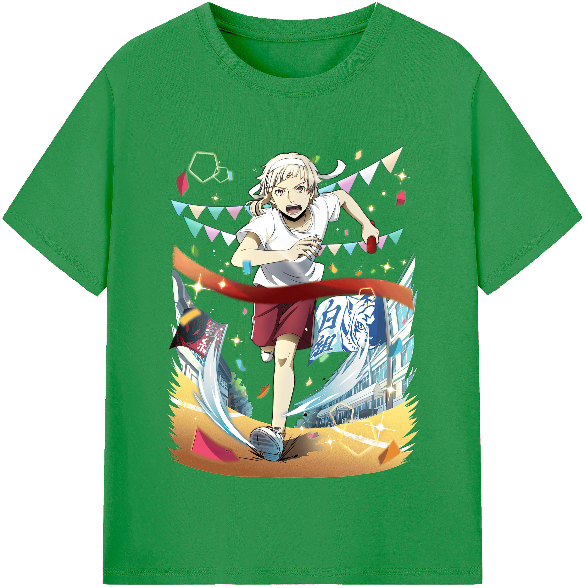 （画像用） 文豪ストレイドッグス Bungo Stray Dogs レディースカジュアルプリントTシャツ（綿100％）