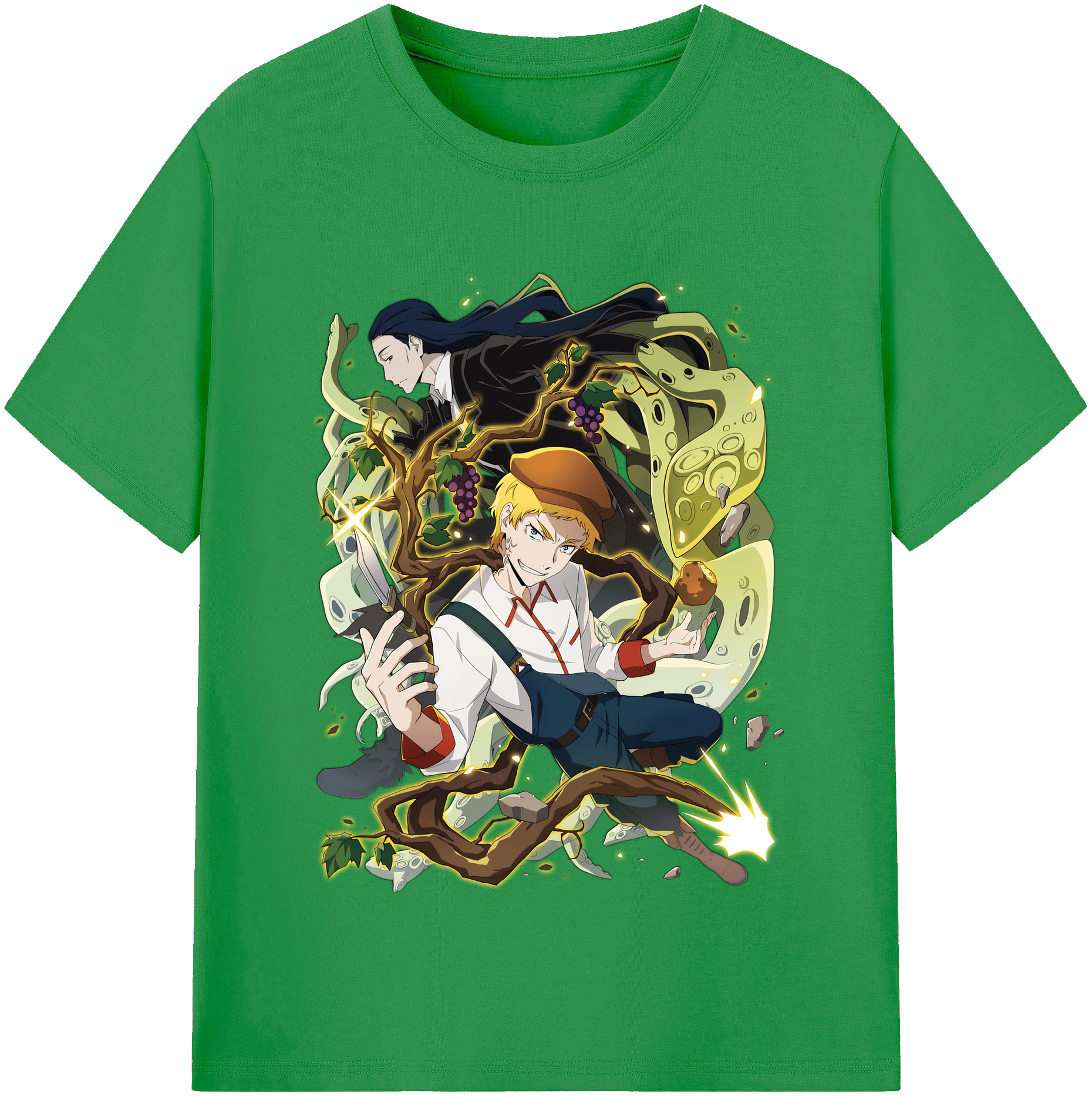 （画像用） 文豪ストレイドッグス Bungo Stray Dogs レディースカジュアルプリントTシャツ（綿100％）