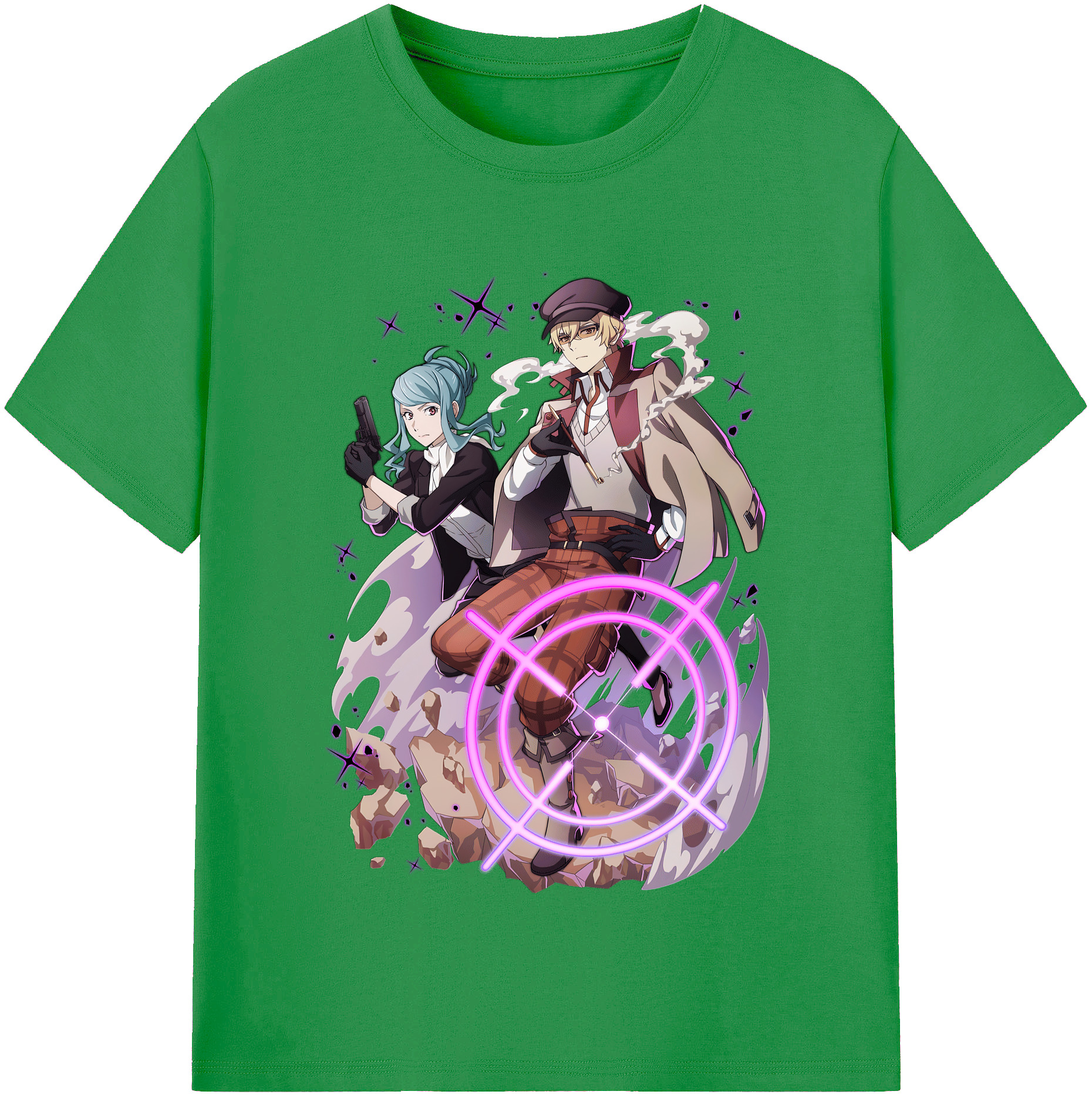 （画像用） 文豪ストレイドッグス Bungo Stray Dogs レディースカジュアルプリントTシャツ（綿100％）