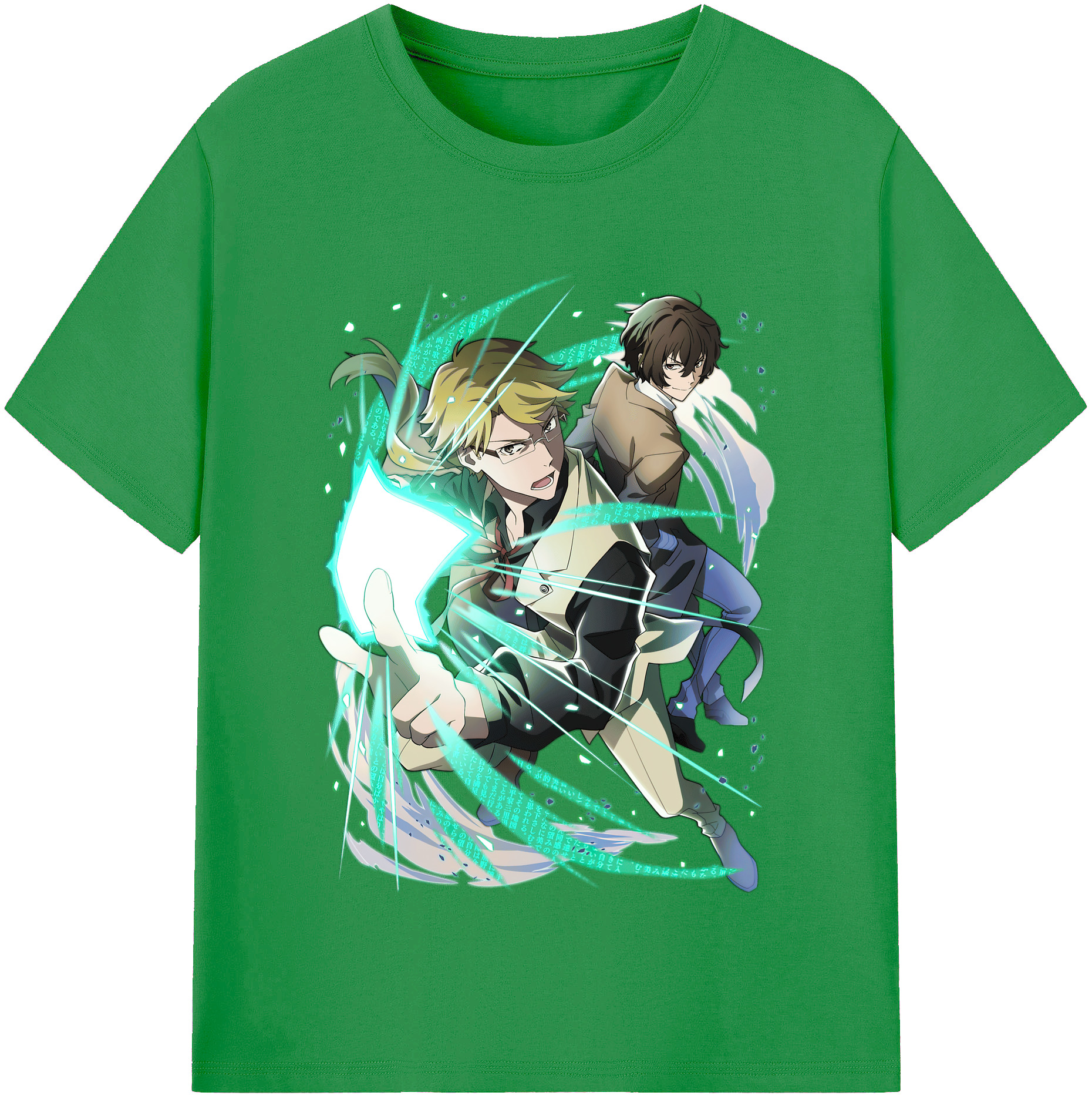 （画像用） 文豪ストレイドッグス Bungo Stray Dogs レディースカジュアルプリントTシャツ（綿100％）