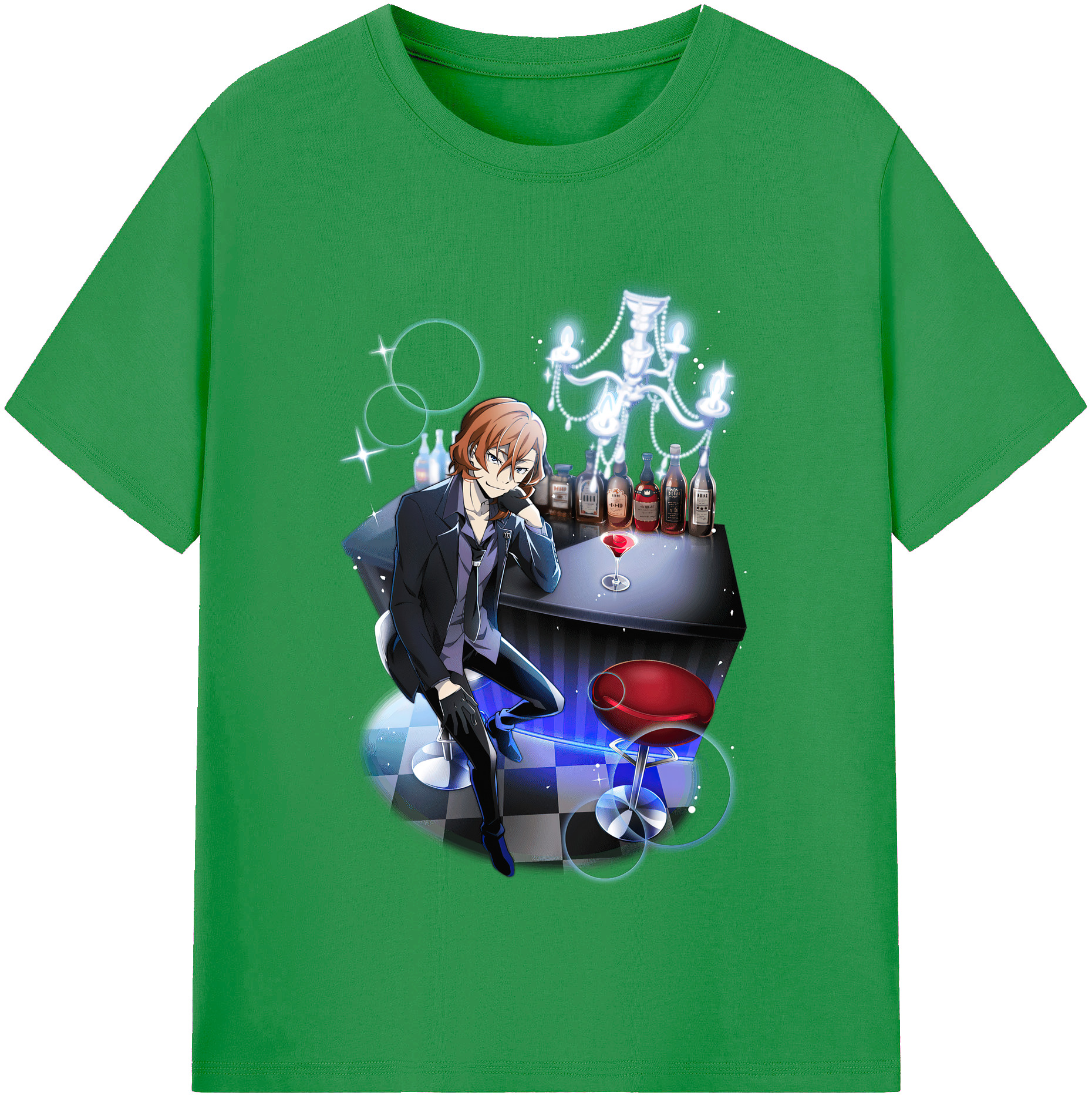 （画像用） 文豪ストレイドッグス Bungo Stray Dogs レディースカジュアルプリントTシャツ（綿100％）