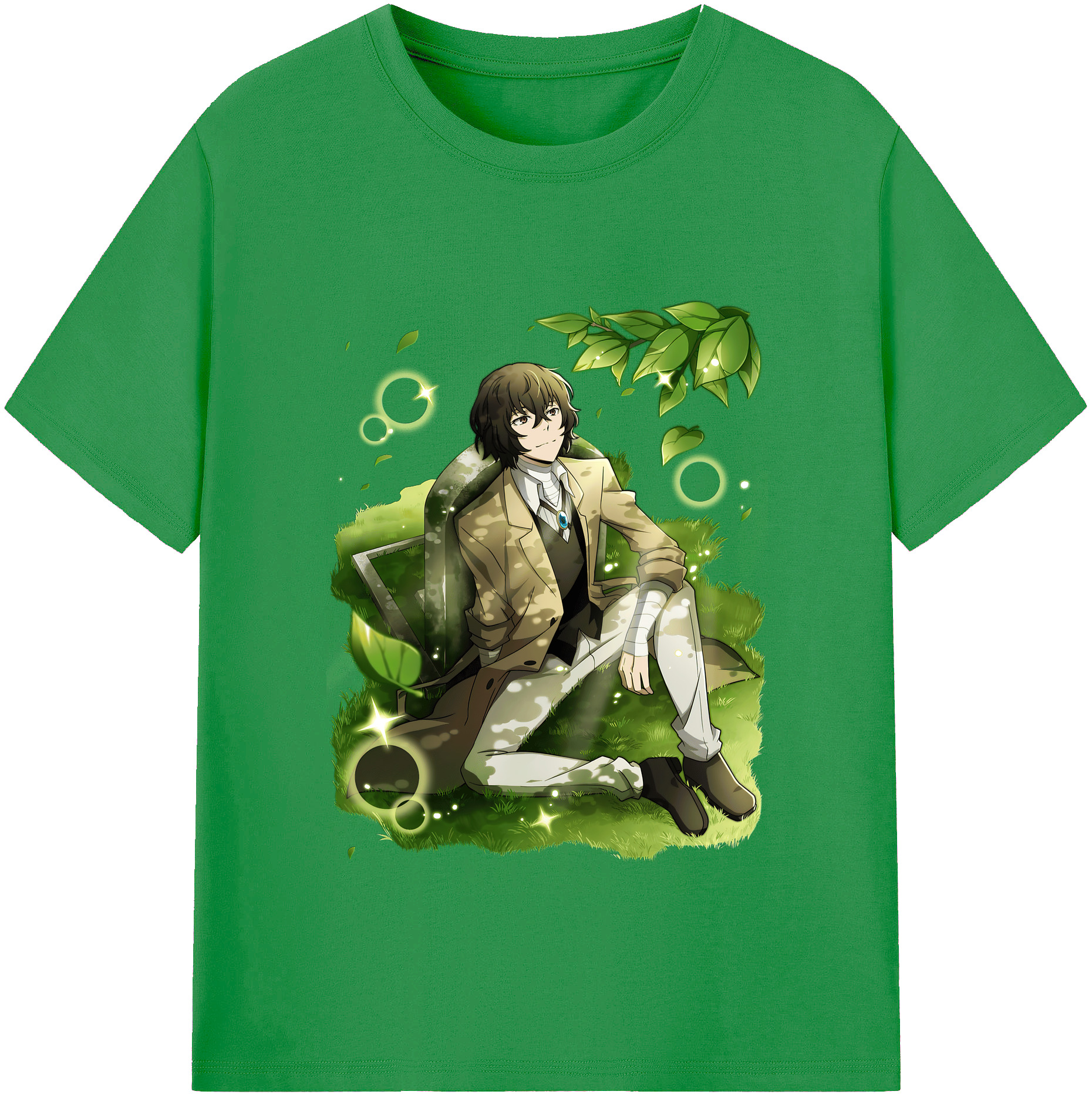 （画像用） 文豪ストレイドッグス Bungo Stray Dogs レディースカジュアルプリントTシャツ（綿100％）