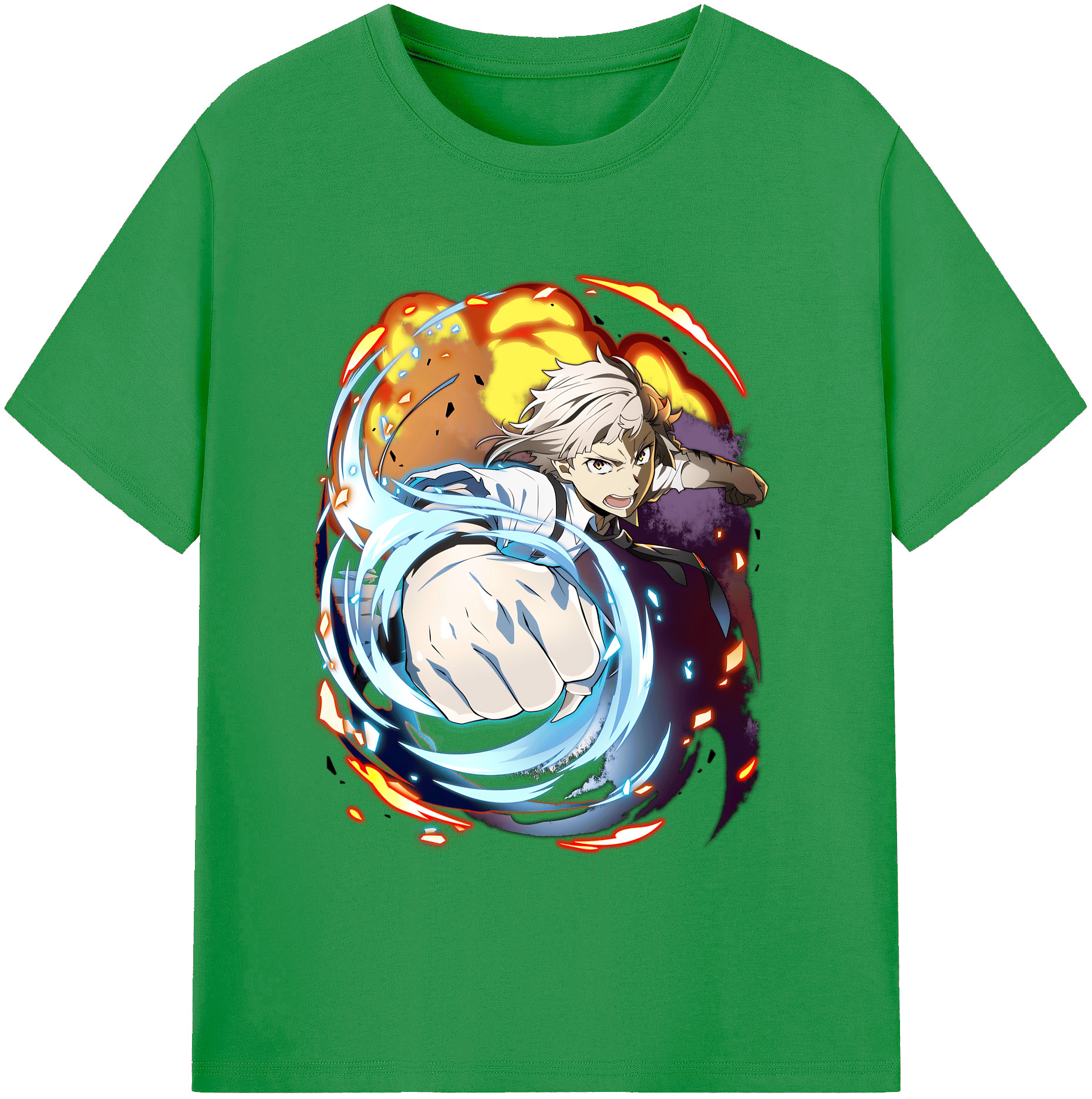 （画像用） 文豪ストレイドッグス Bungo Stray Dogs レディースカジュアルプリントTシャツ（綿100％）