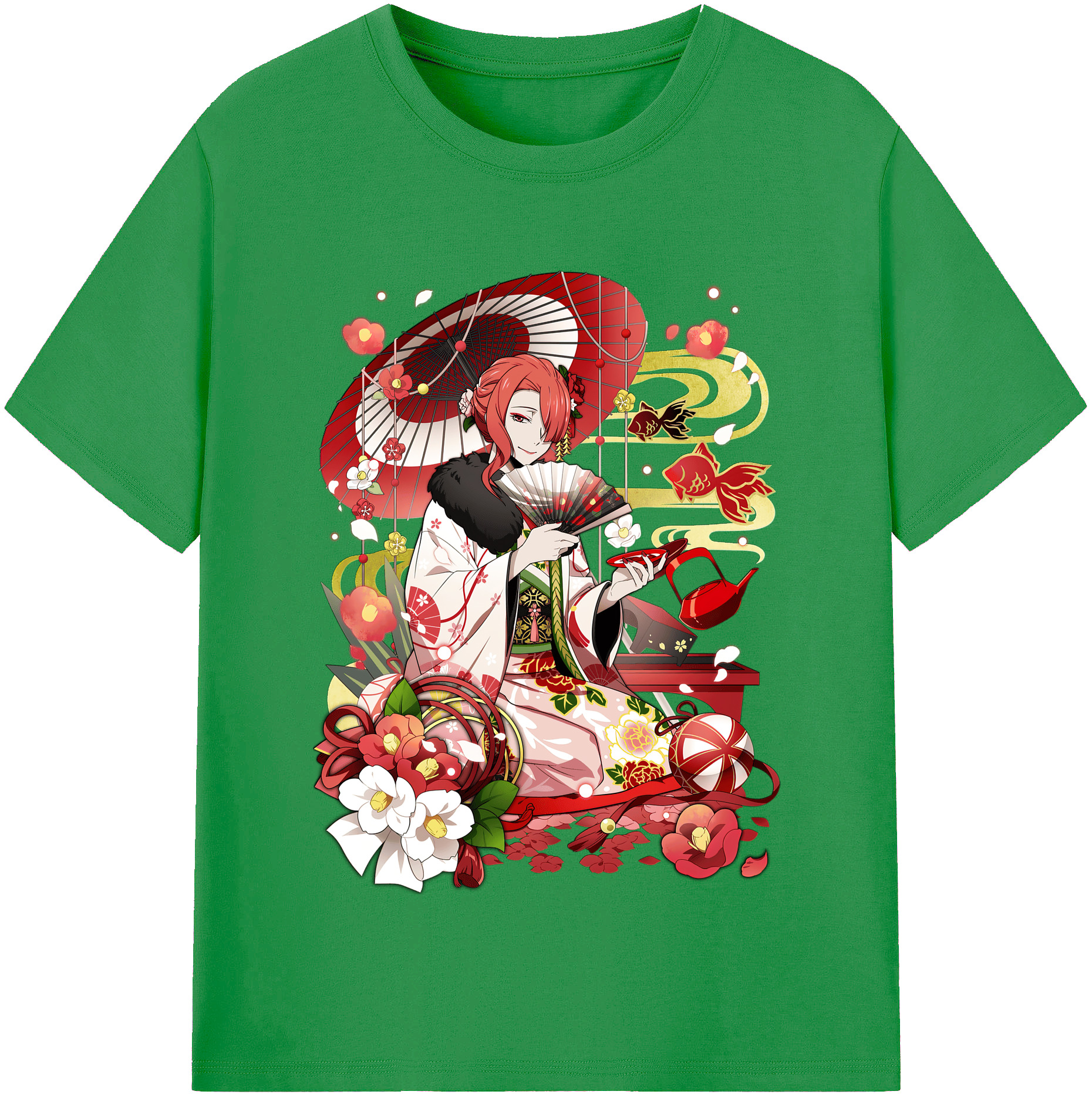 （画像用） 文豪ストレイドッグス Bungo Stray Dogs レディースカジュアルプリントTシャツ（綿100％）
