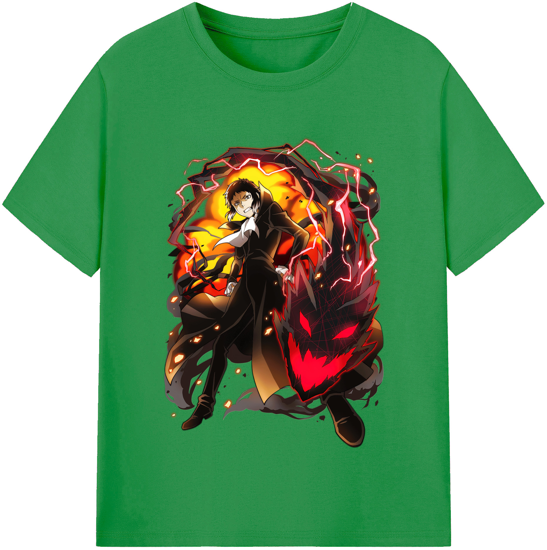 （画像用） 文豪ストレイドッグス Bungo Stray Dogs レディースカジュアルプリントTシャツ（綿100％）