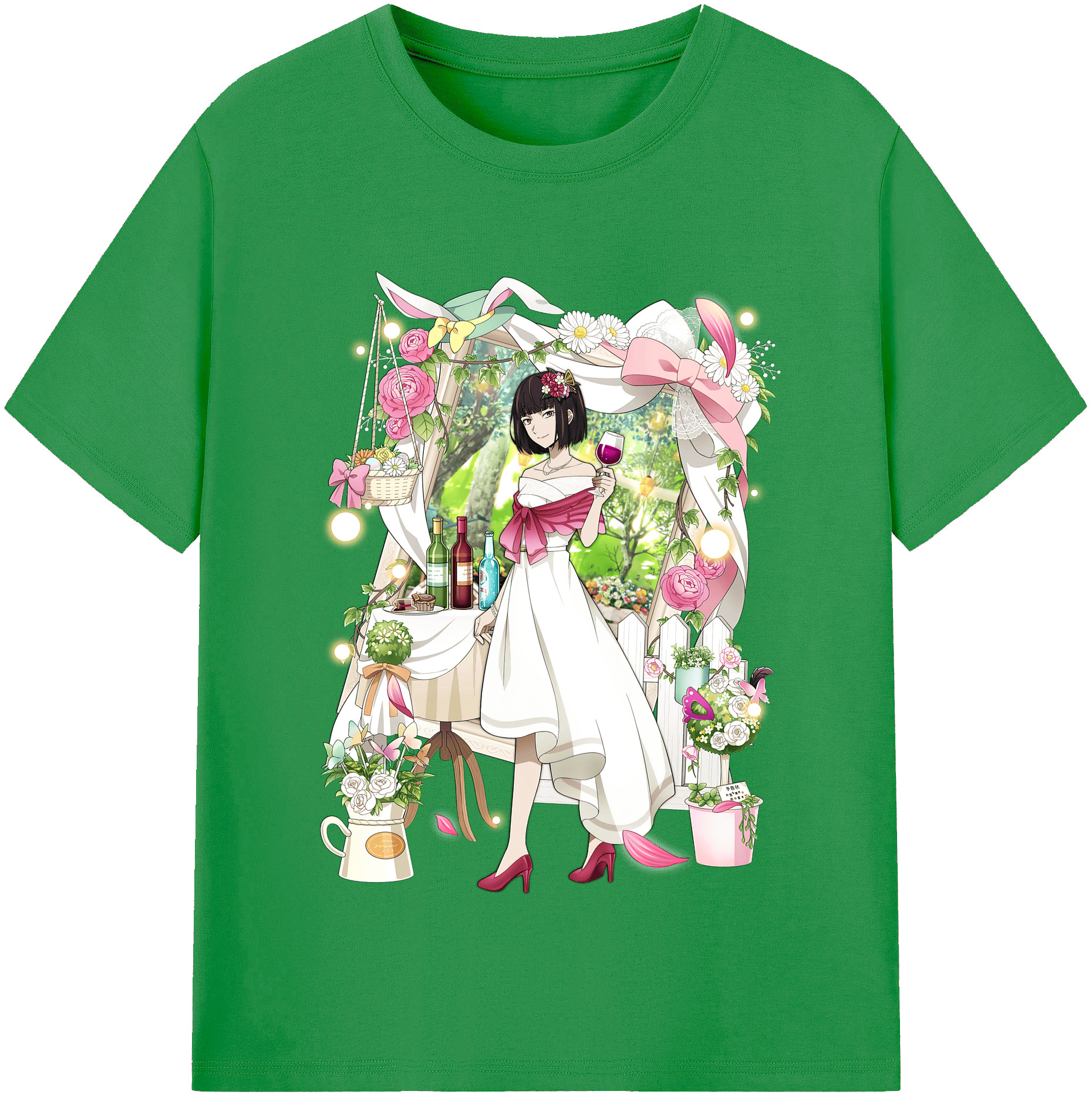 （画像用） 文豪ストレイドッグス Bungo Stray Dogs レディースカジュアルプリントTシャツ（綿100％）