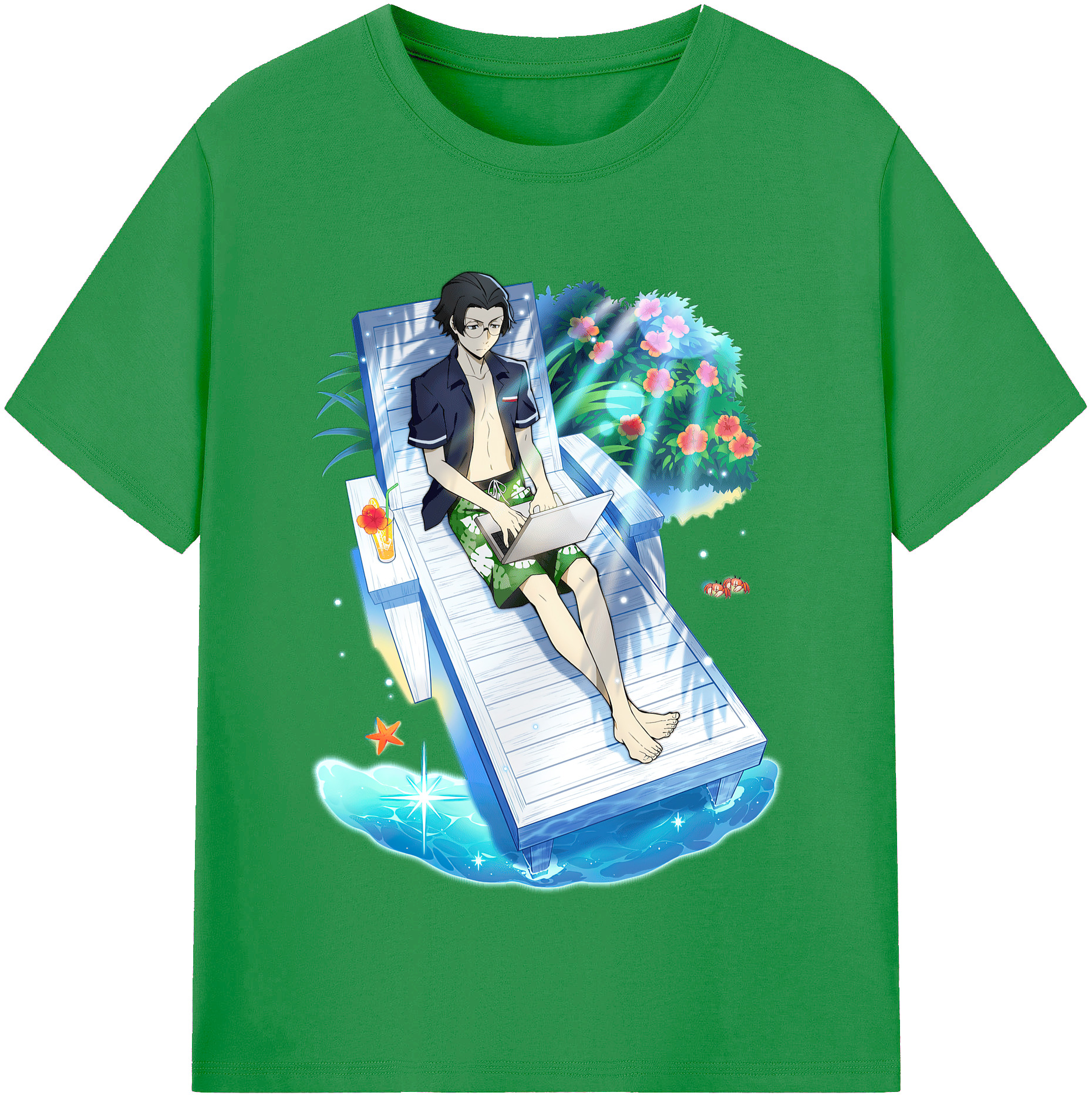 （画像用） 文豪ストレイドッグス Bungo Stray Dogs レディースカジュアルプリントTシャツ（綿100％）