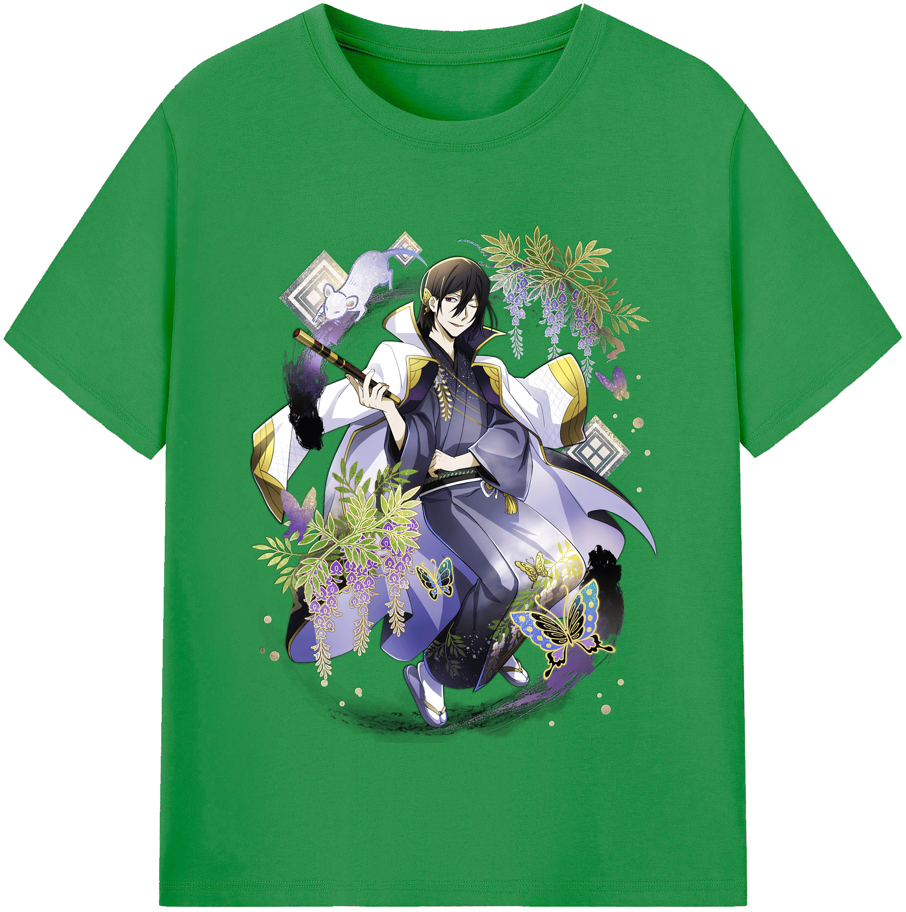 （画像用） 文豪ストレイドッグス Bungo Stray Dogs レディースカジュアルプリントTシャツ（綿100％）