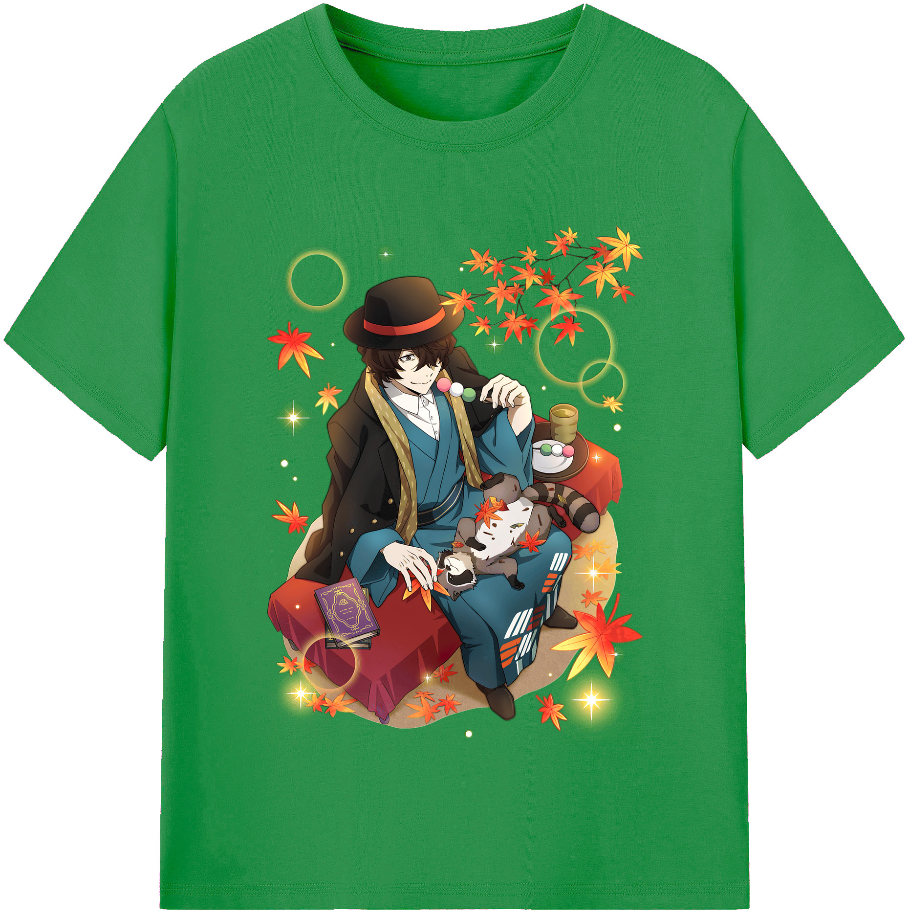 （画像用） 文豪ストレイドッグス Bungo Stray Dogs レディースカジュアルプリントTシャツ（綿100％）