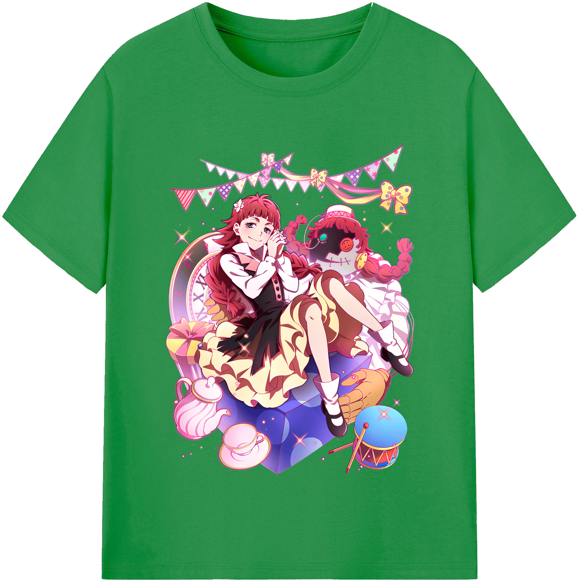 （画像用） 文豪ストレイドッグス Bungo Stray Dogs レディースカジュアルプリントTシャツ（綿100％）