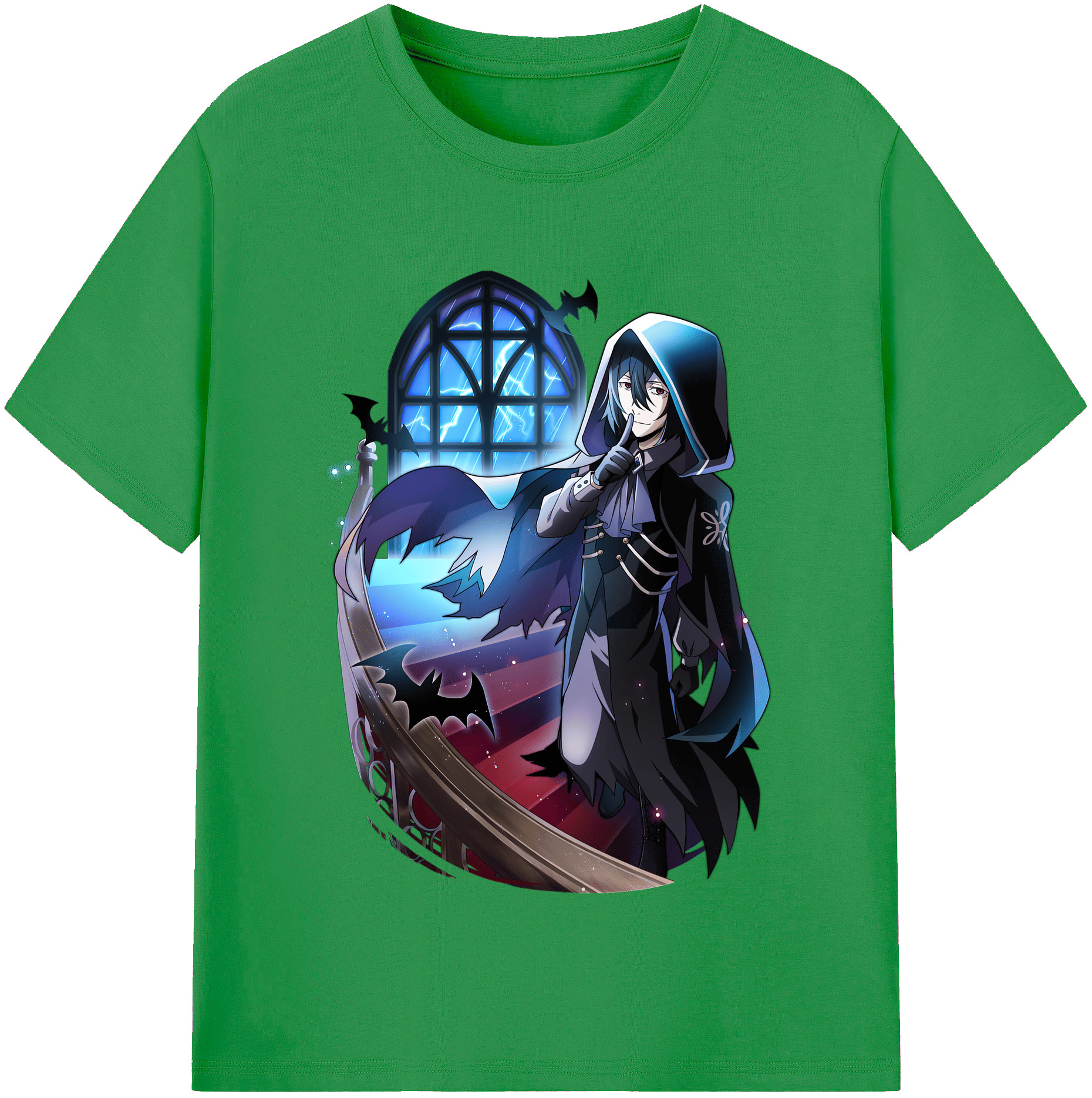 （画像用） 文豪ストレイドッグス Bungo Stray Dogs レディースカジュアルプリントTシャツ（綿100％）