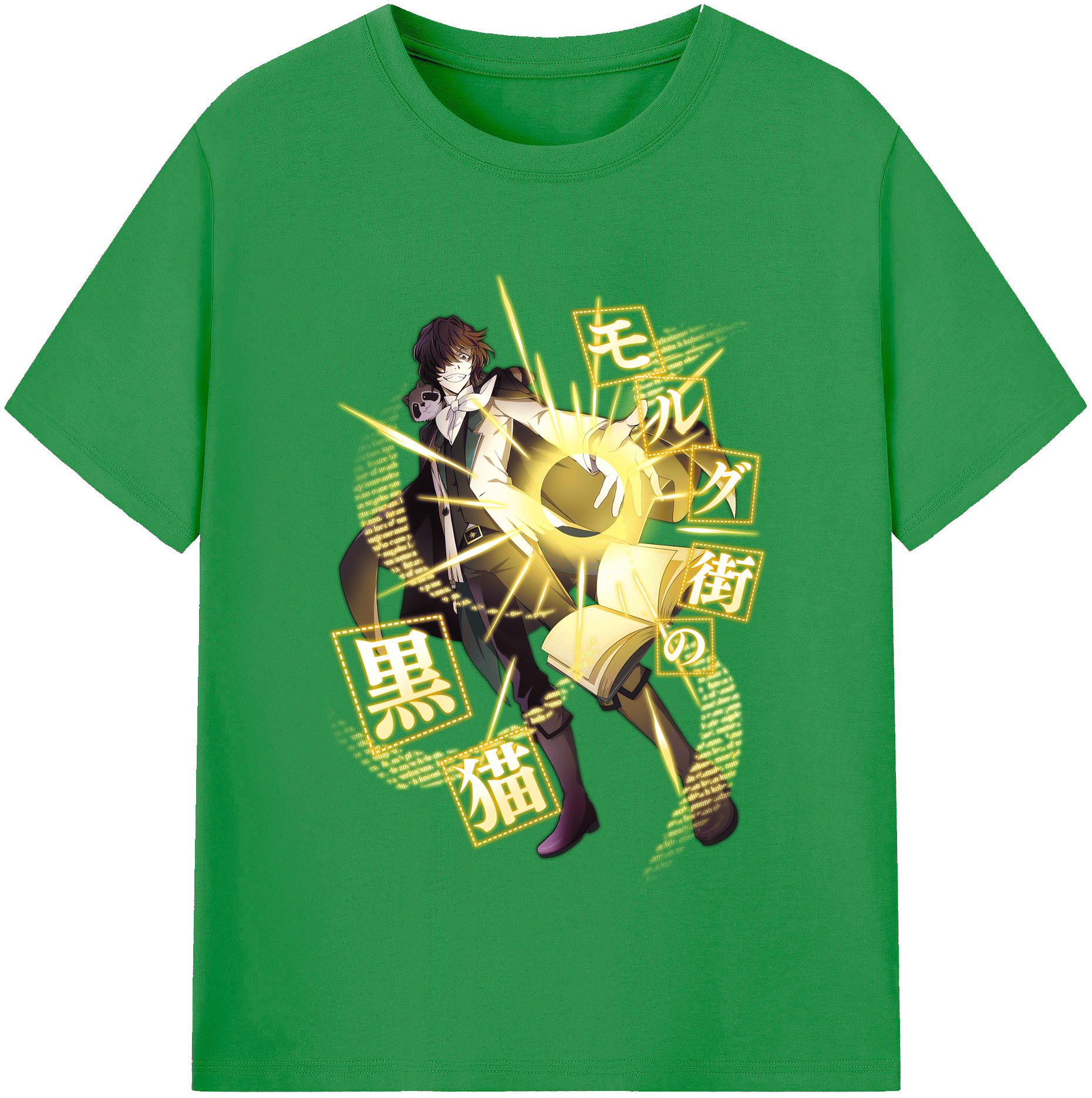 （画像用） 文豪ストレイドッグス Bungo Stray Dogs レディースカジュアルプリントTシャツ（綿100％）