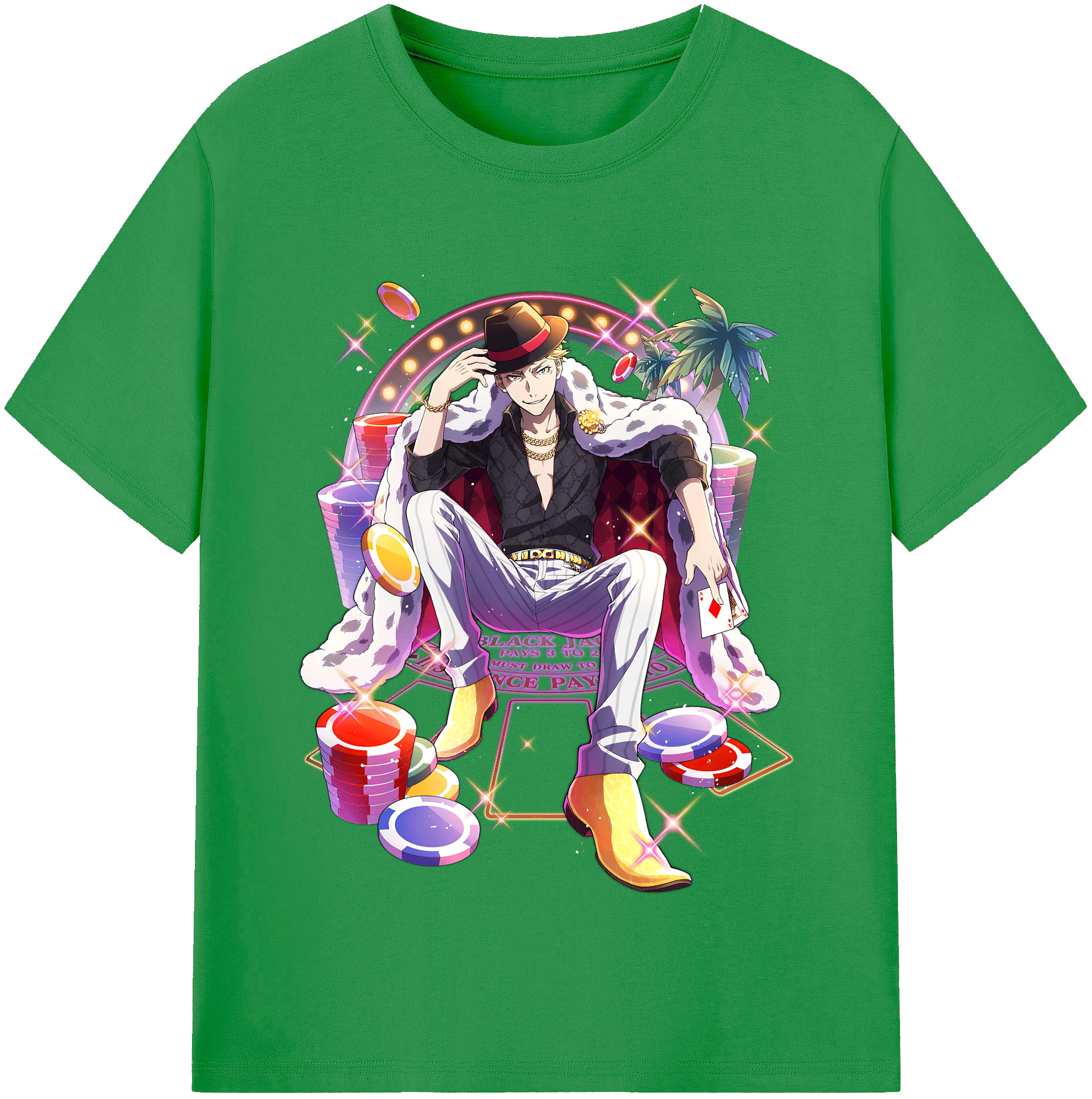 （画像用） 文豪ストレイドッグス Bungo Stray Dogs レディースカジュアルプリントTシャツ（綿100％）
