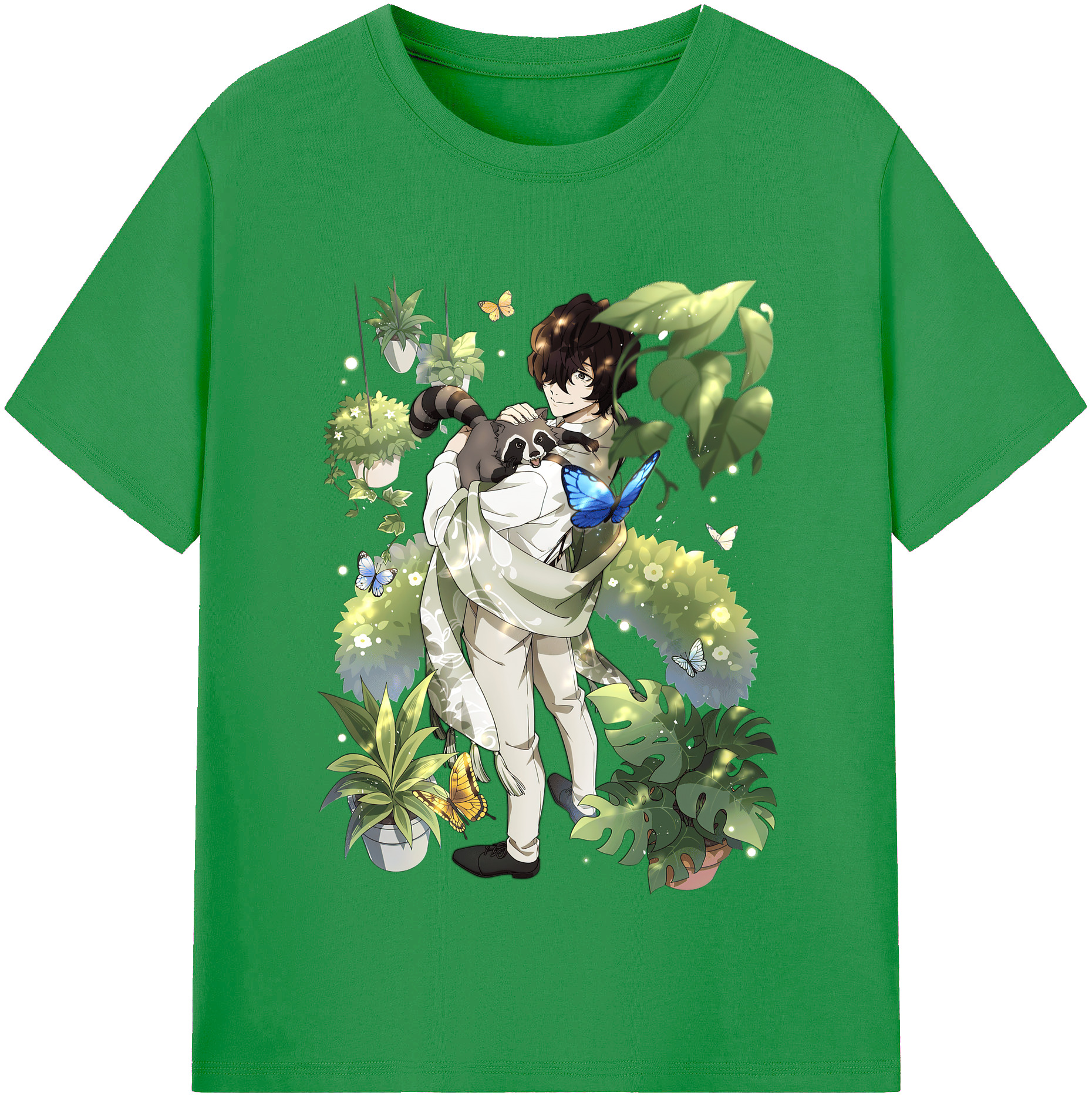 （画像用） 文豪ストレイドッグス Bungo Stray Dogs レディースカジュアルプリントTシャツ（綿100％）