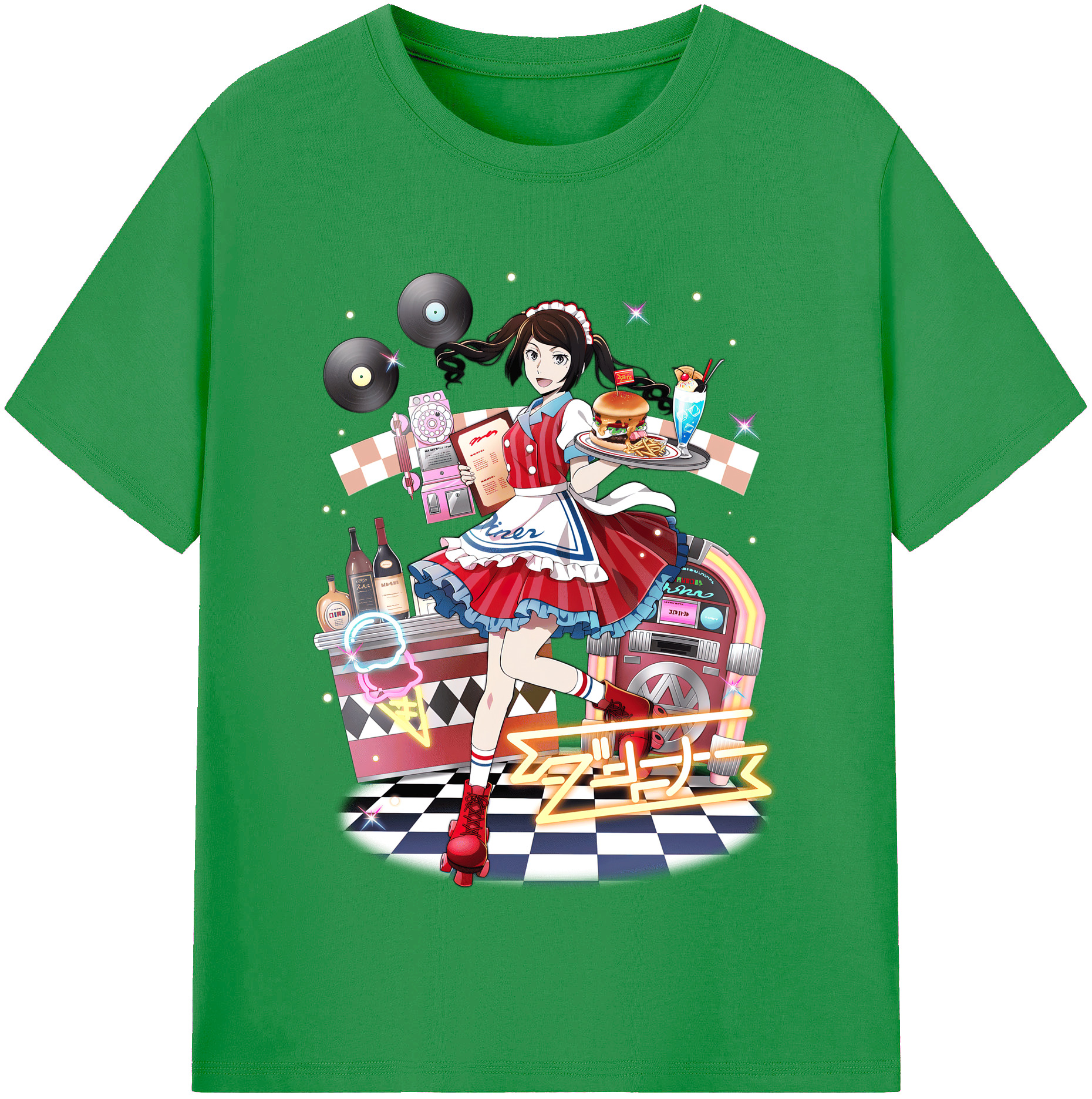 （画像用） 文豪ストレイドッグス Bungo Stray Dogs レディースカジュアルプリントTシャツ（綿100％）